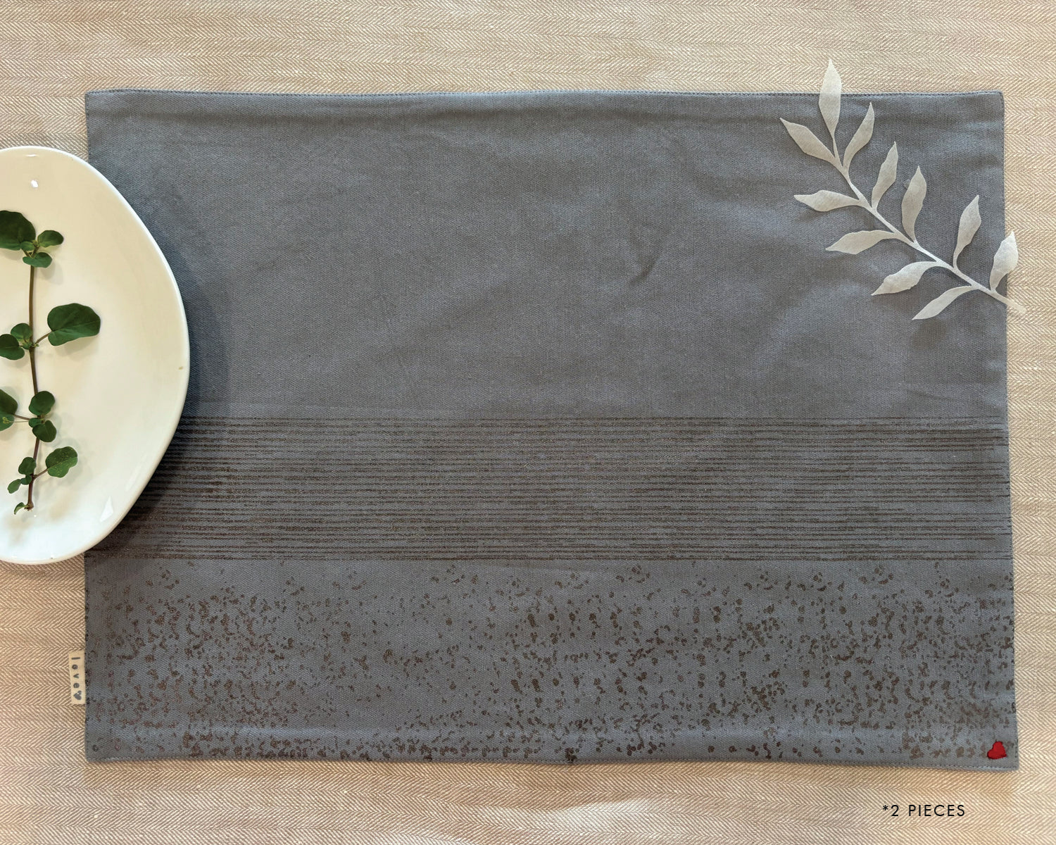 Varq Table Mat Set of 4 - Shadow Blue