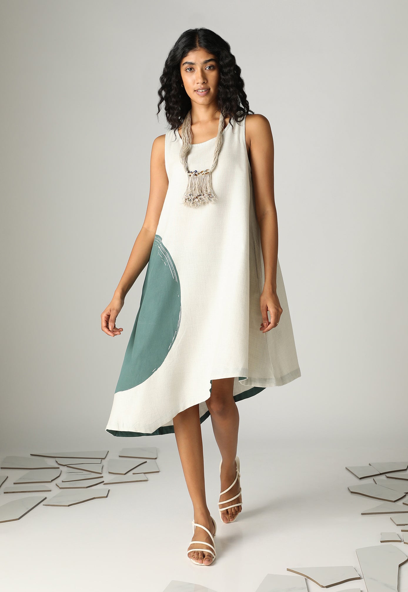 BULLSEYE DIAGONAL DRESS