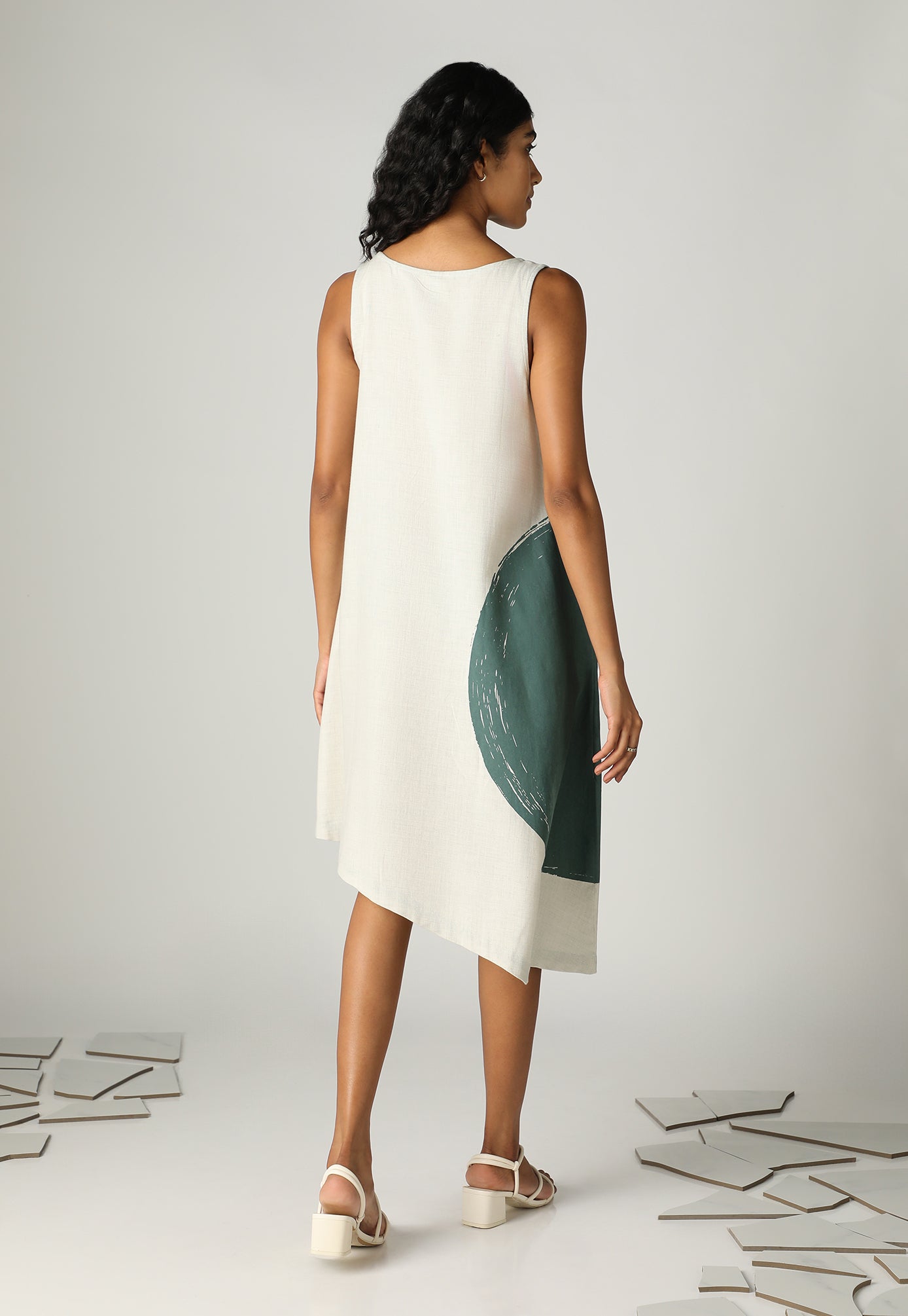 BULLSEYE DIAGONAL DRESS