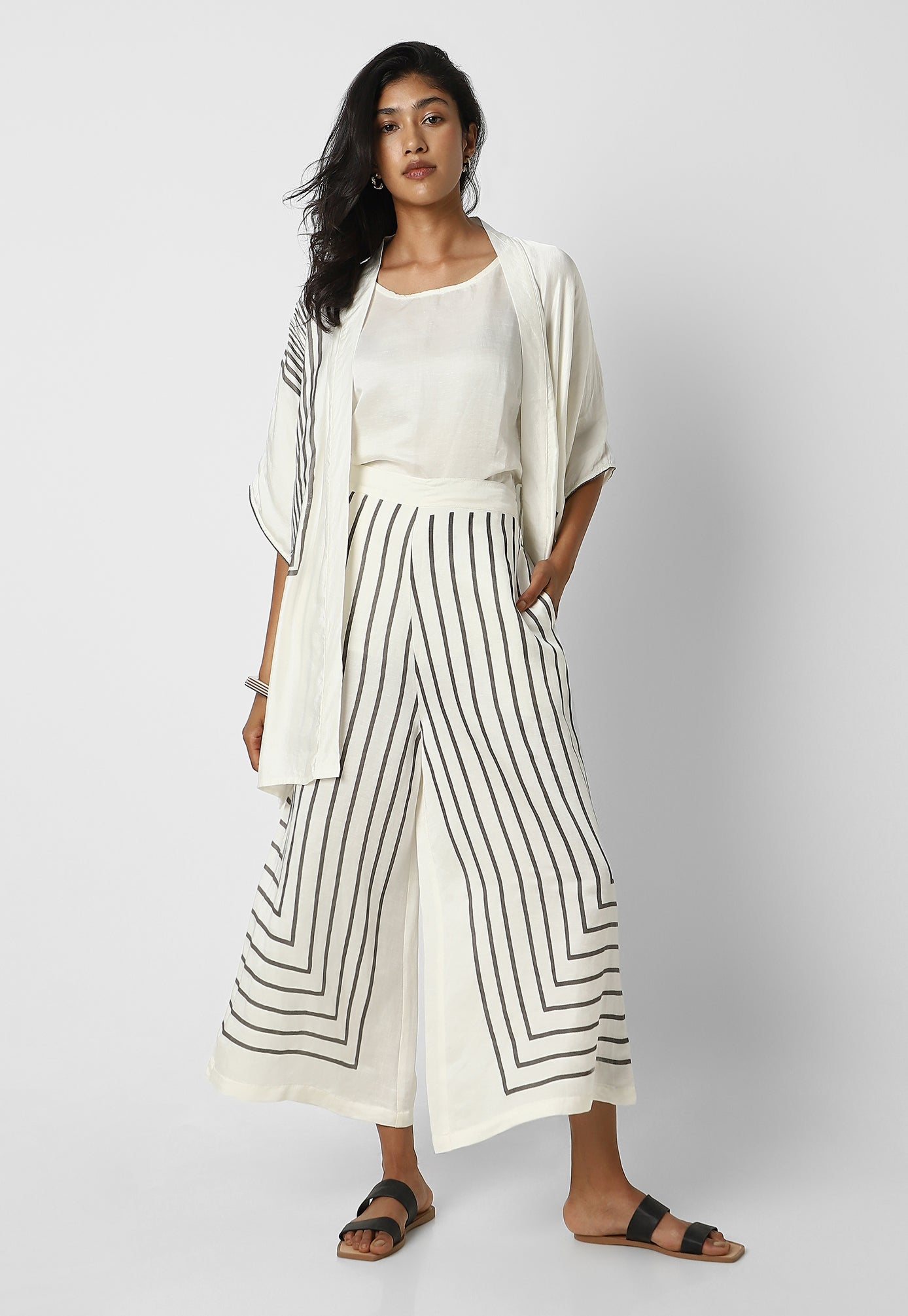 Box Maze Kimono Open Jacket