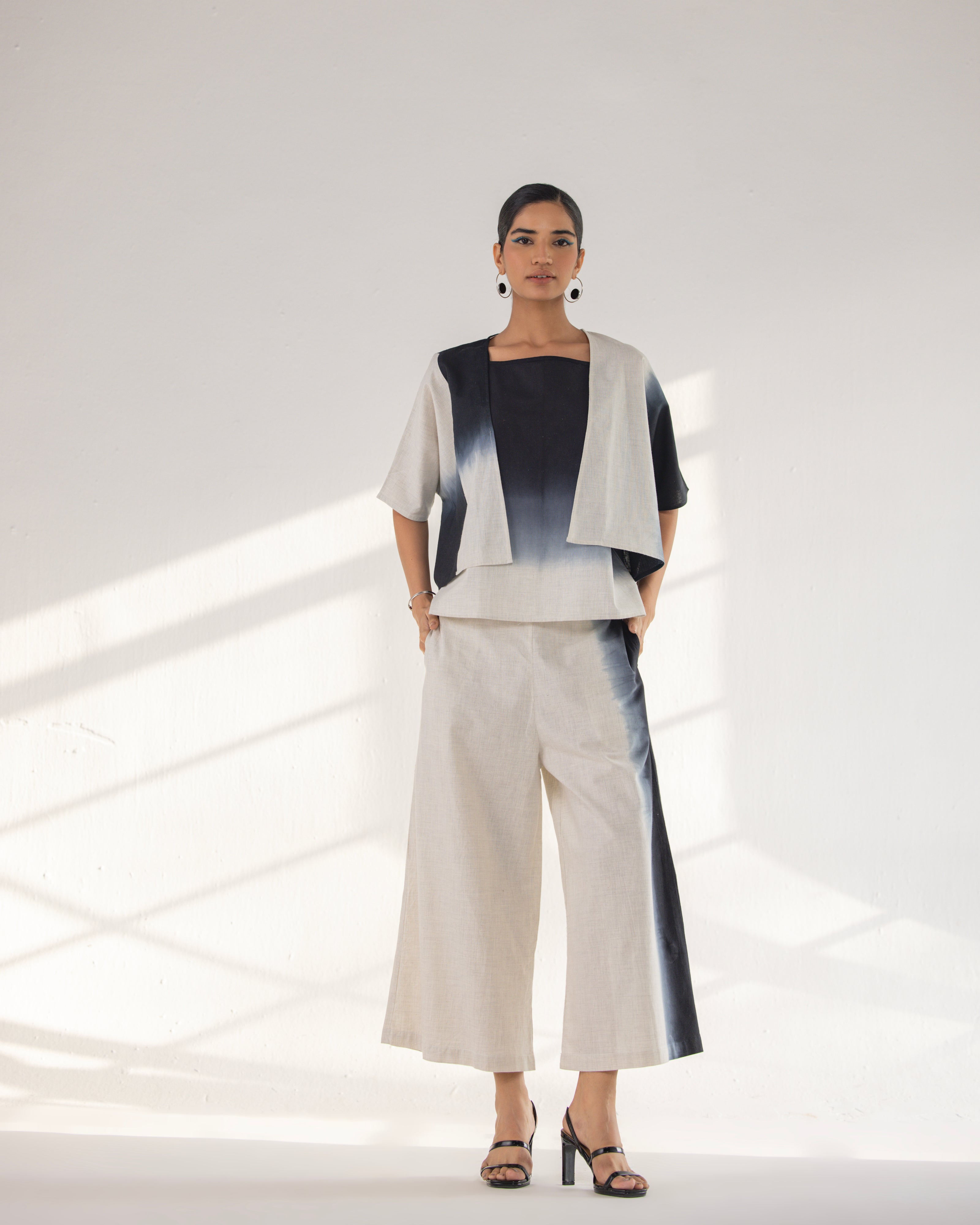 FADE STRAP TOP JACKET Set