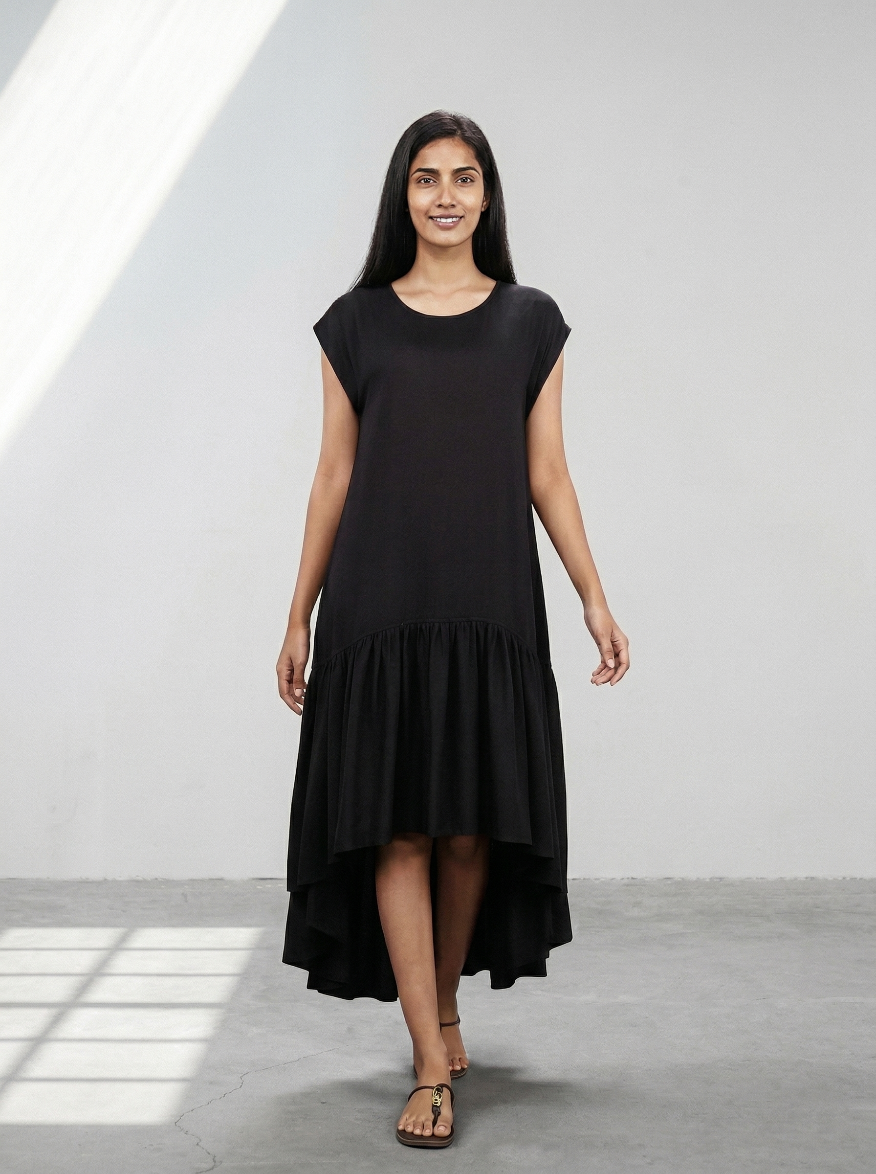 Feather flare Dress