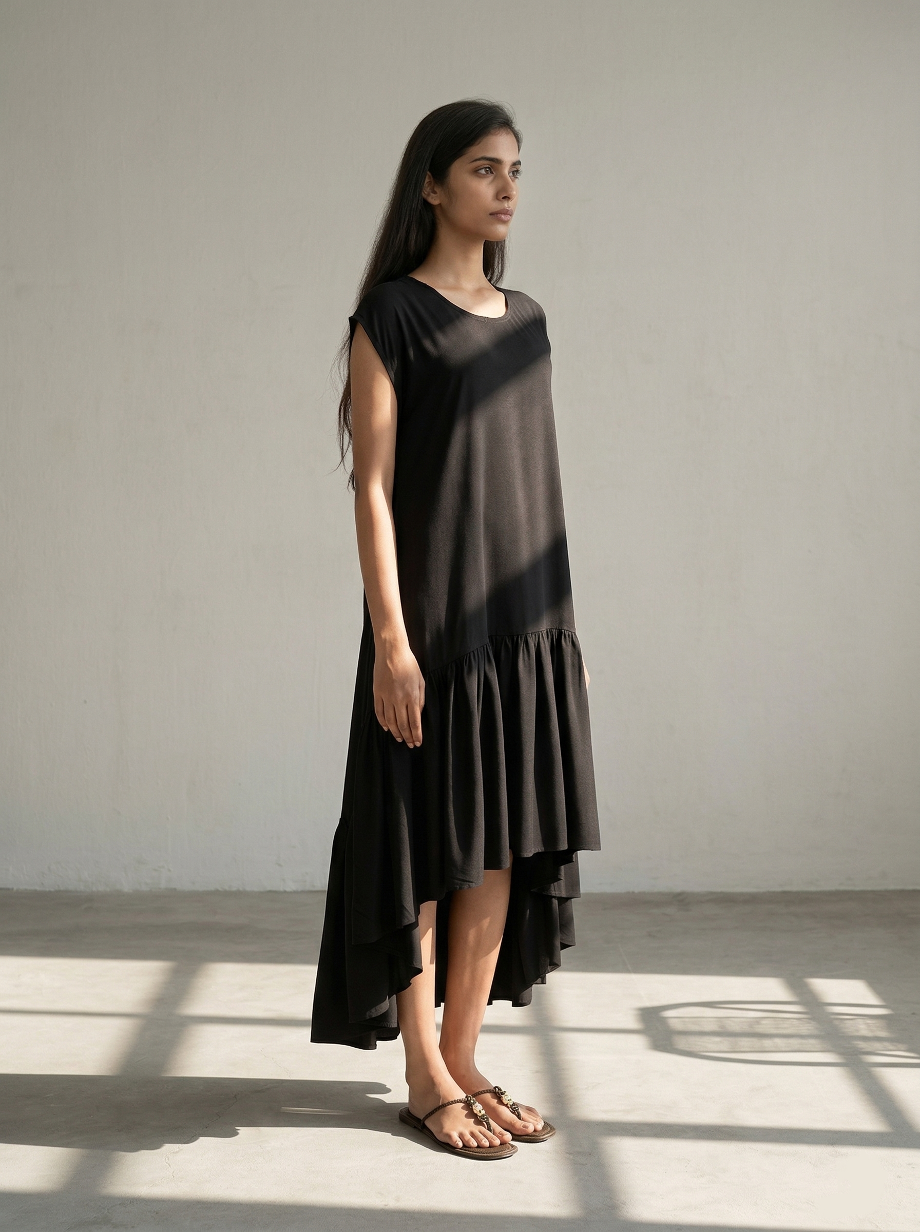 Feather flare Dress