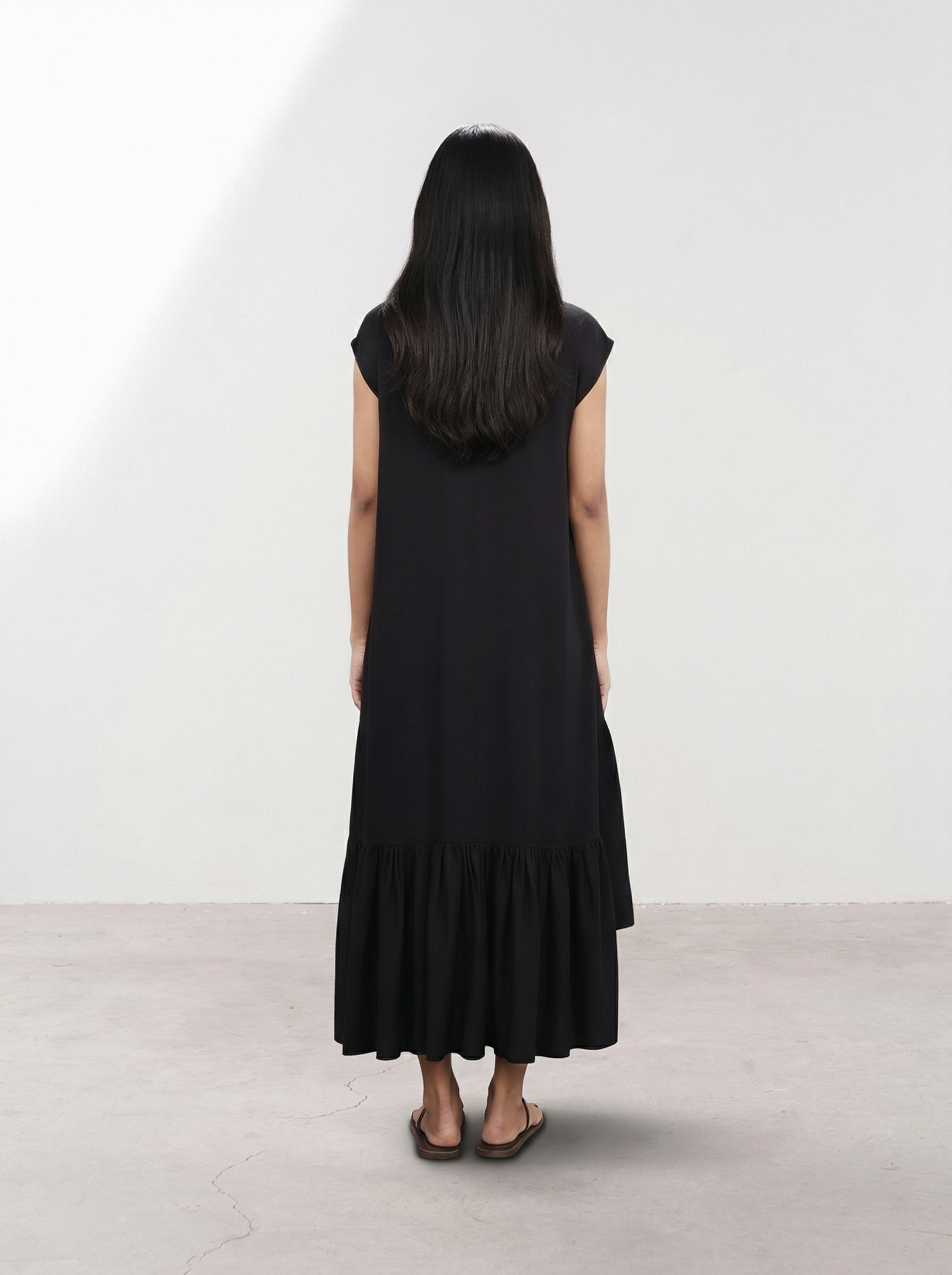 Feather flare Dress