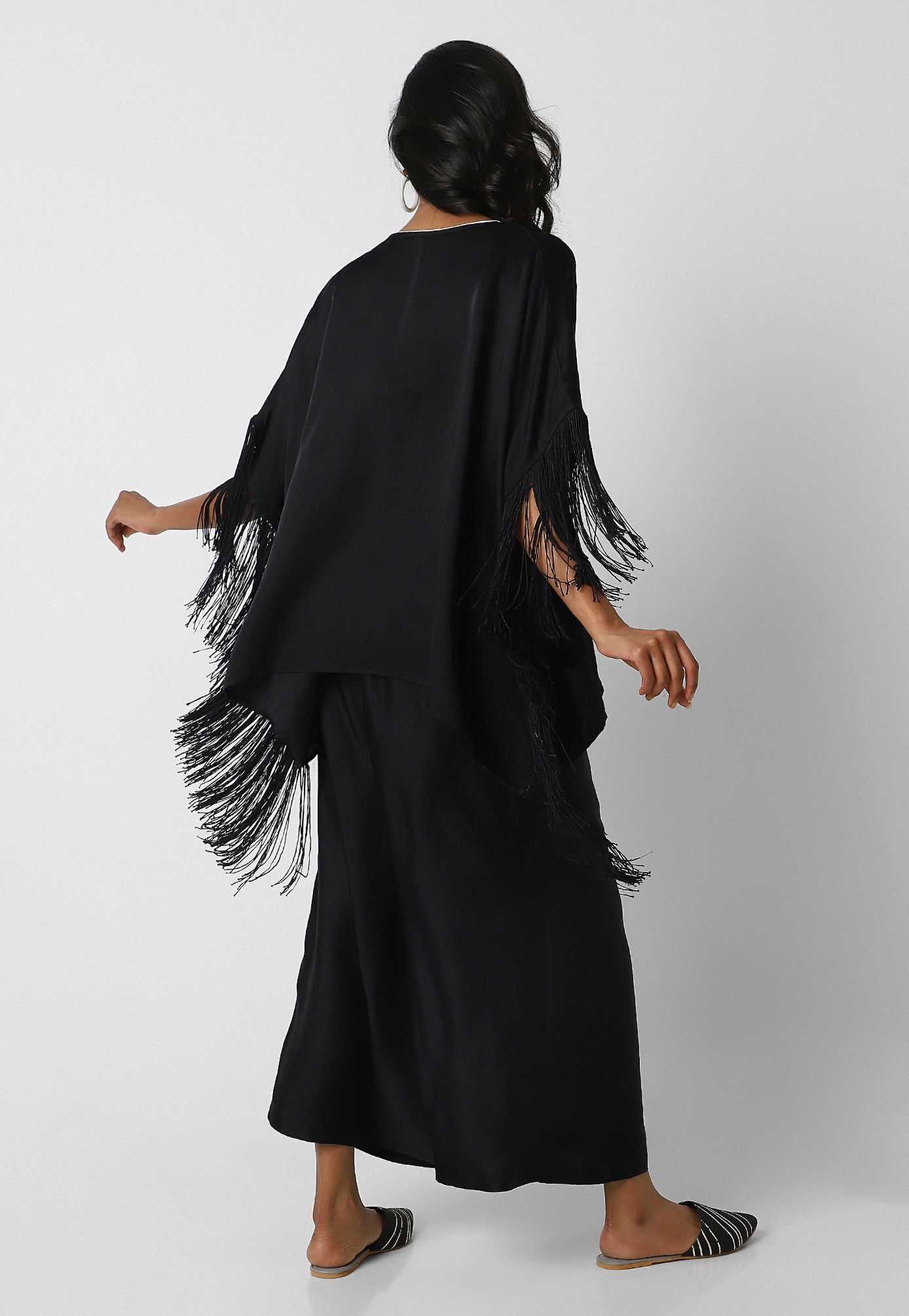 Floral Fringe Mini Sqaure Co-ord