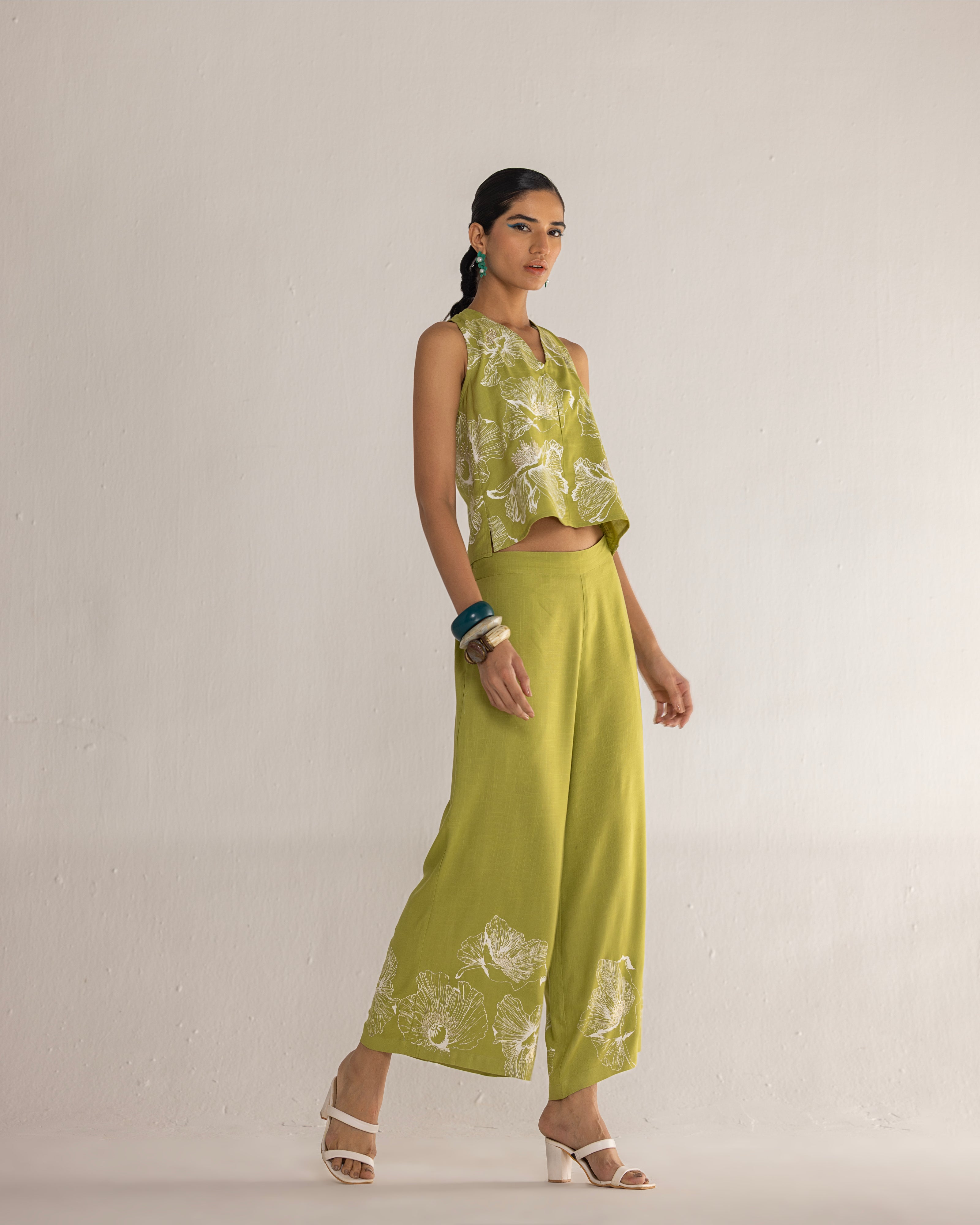 FLORAL WALTZ TWIST BACK CO-ORD