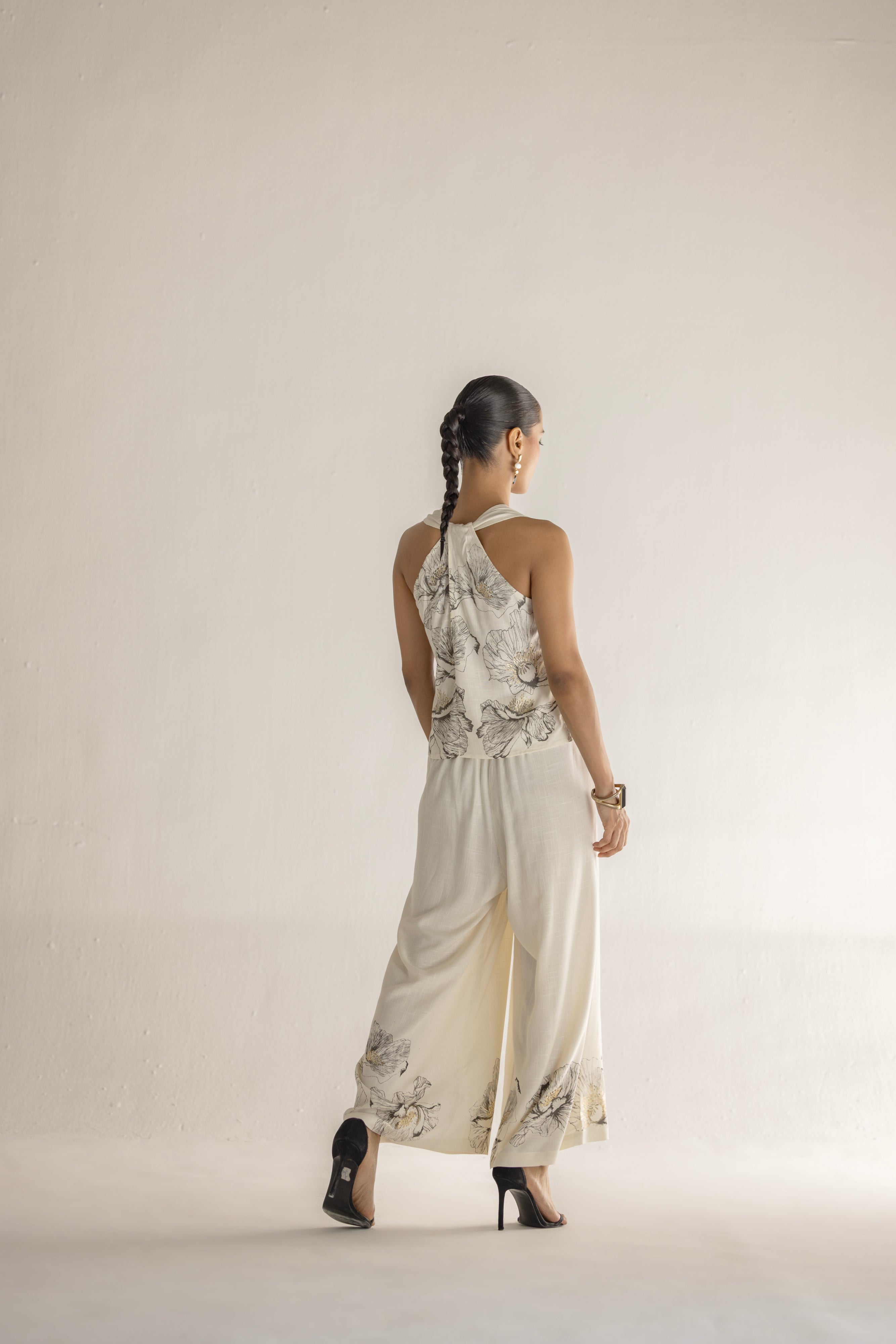 FLORAL WALTZ TWIST BACK CO-ORD