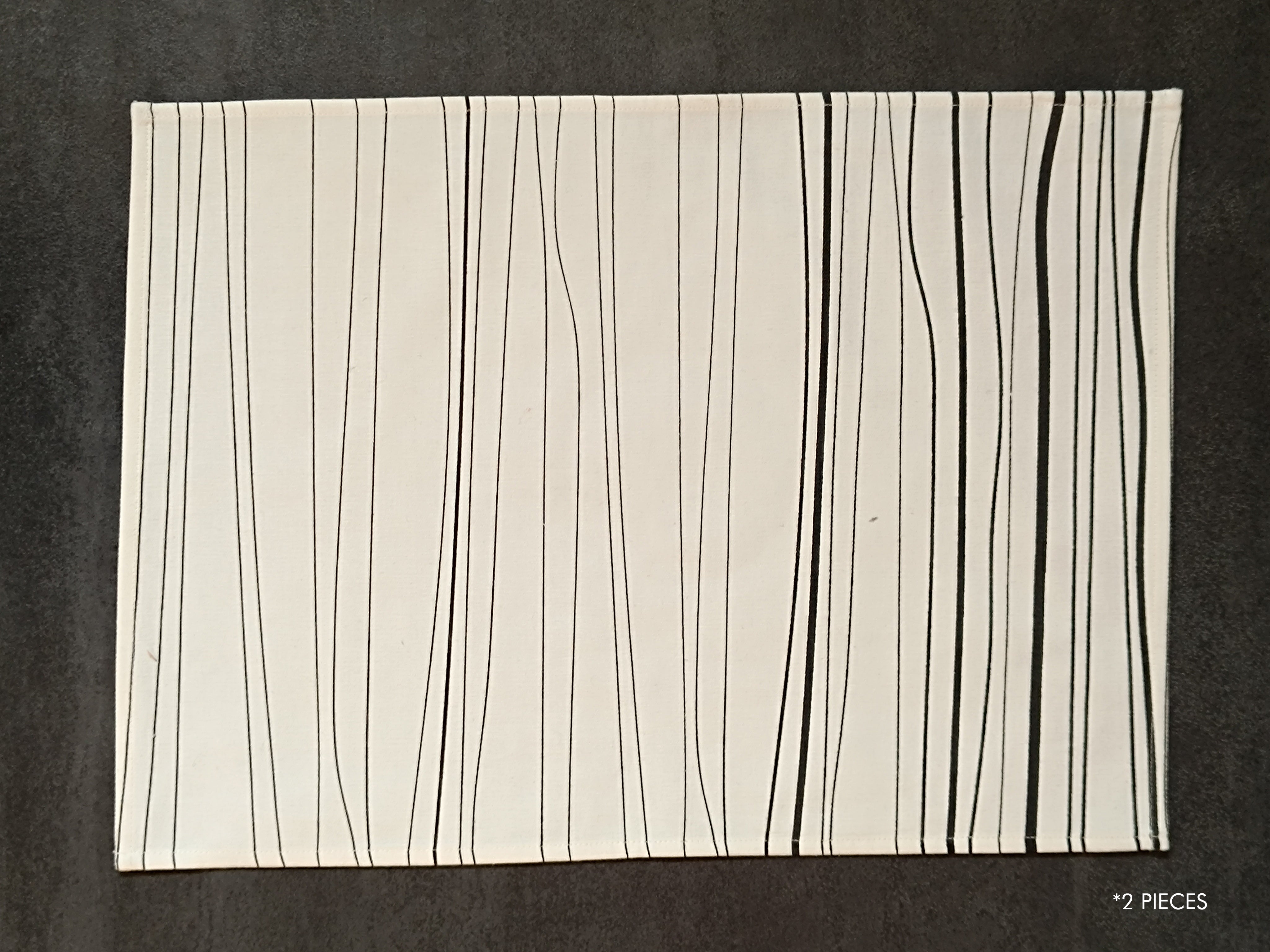 Forest Land Table Mat Set of 4 - Off White