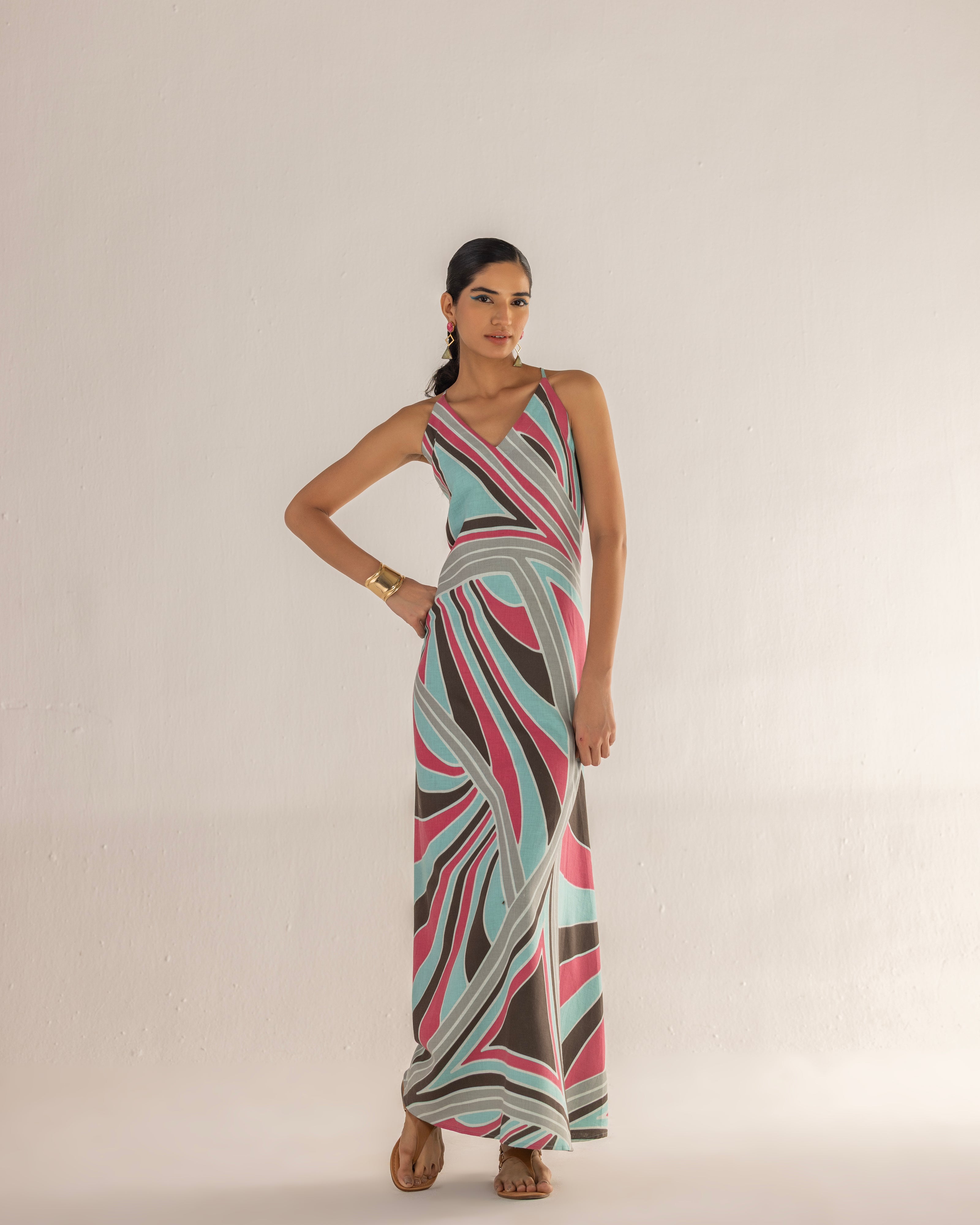 MIRAGE CRISS-CROSS DRESS