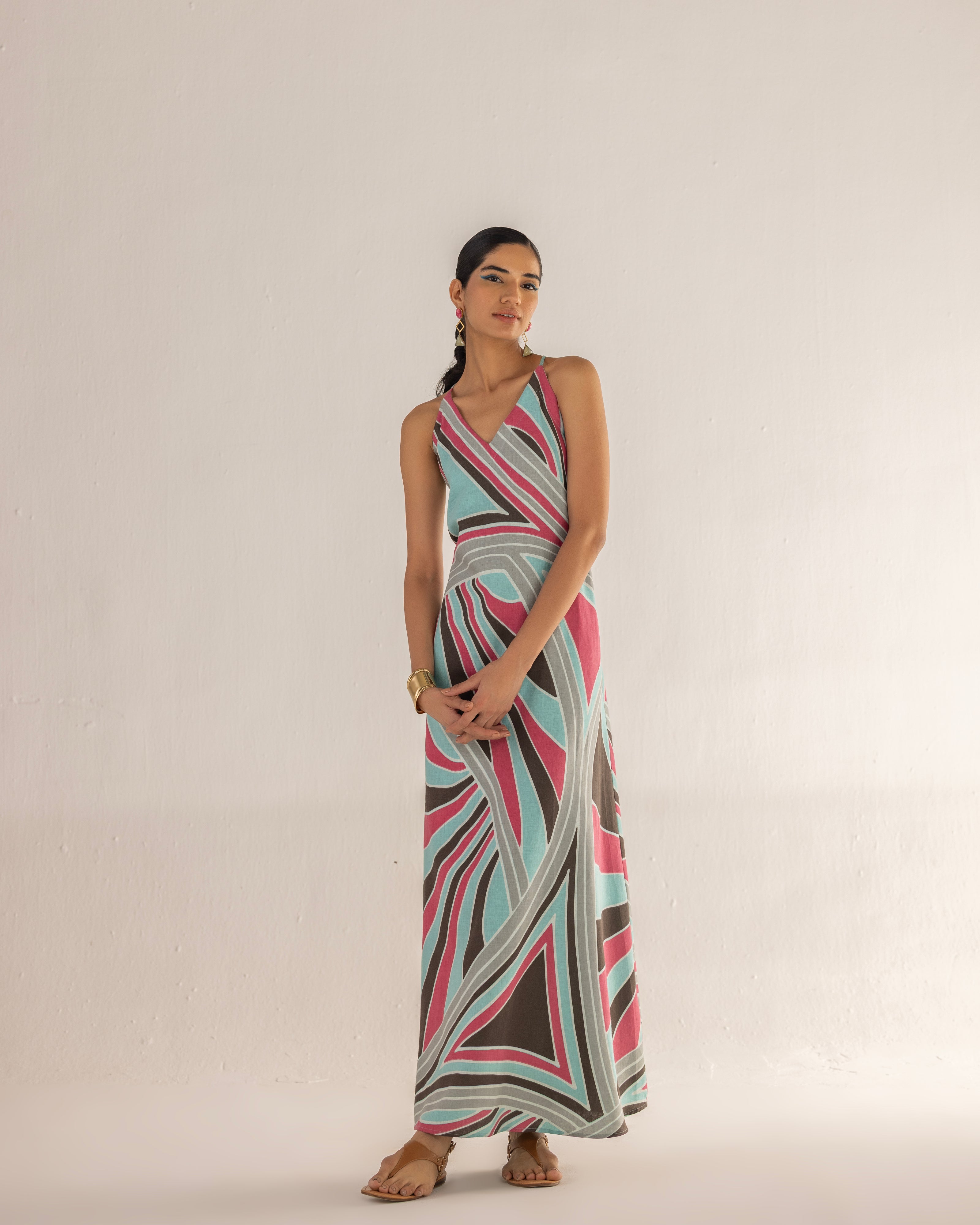 MIRAGE CRISS-CROSS DRESS