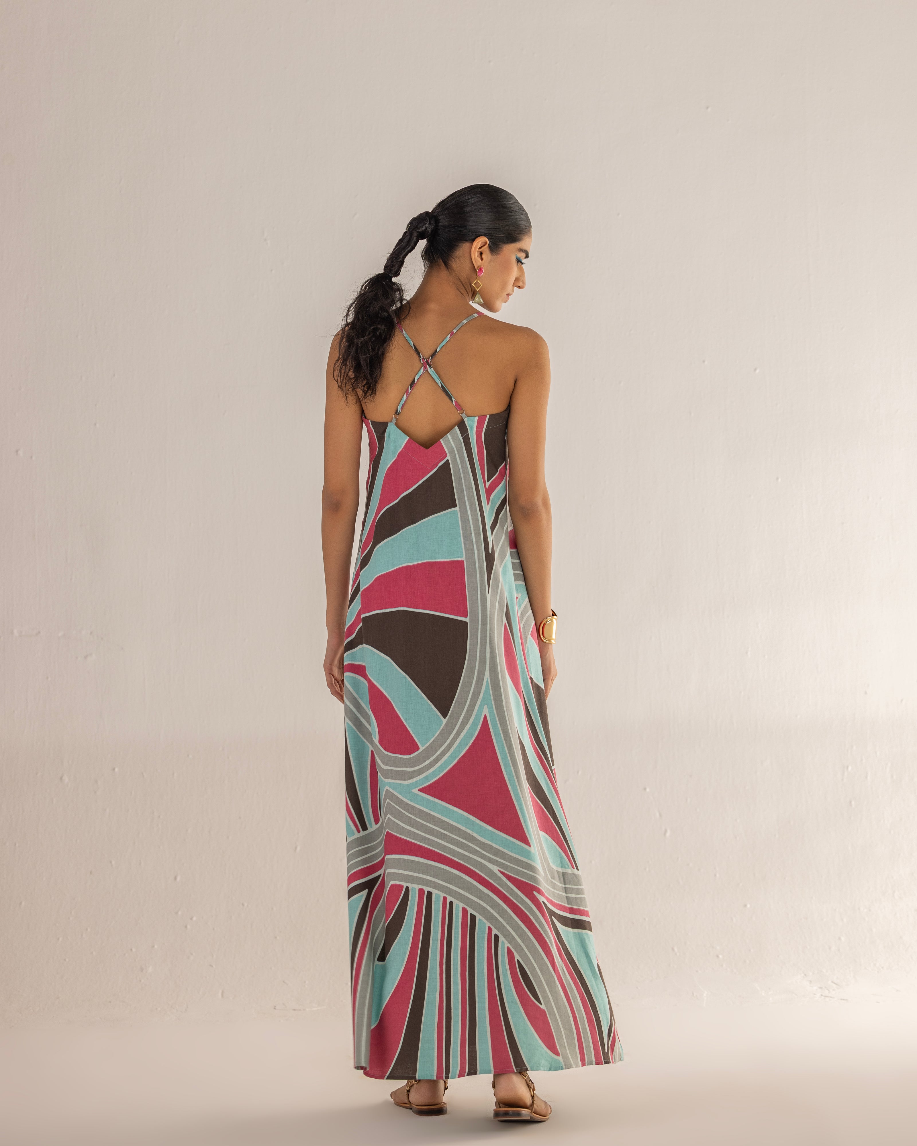 MIRAGE CRISS-CROSS DRESS