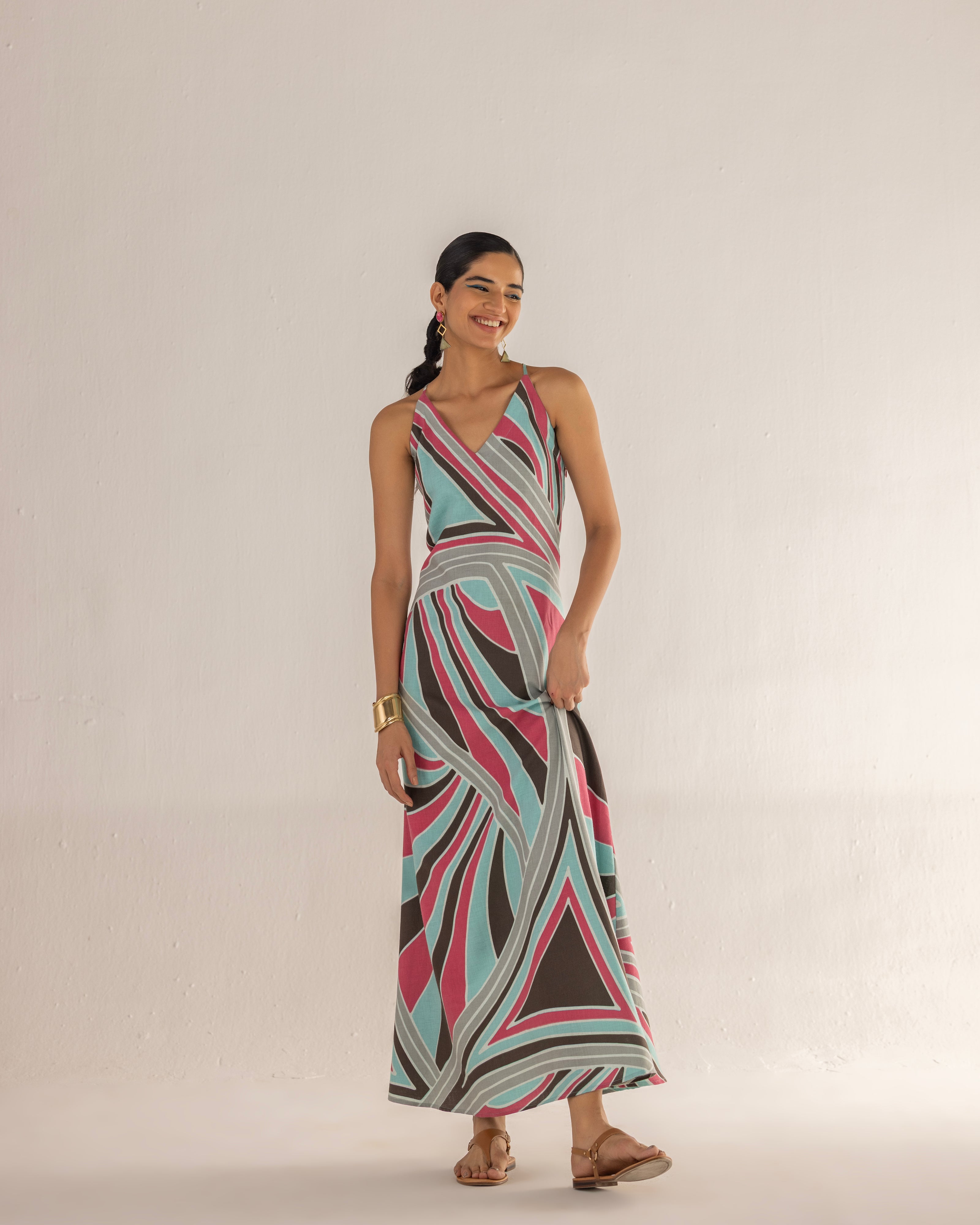 MIRAGE CRISS-CROSS DRESS