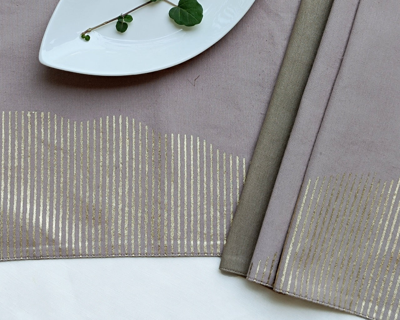 Mountain Scapes Table Mat Set of 4 - Natural Sage