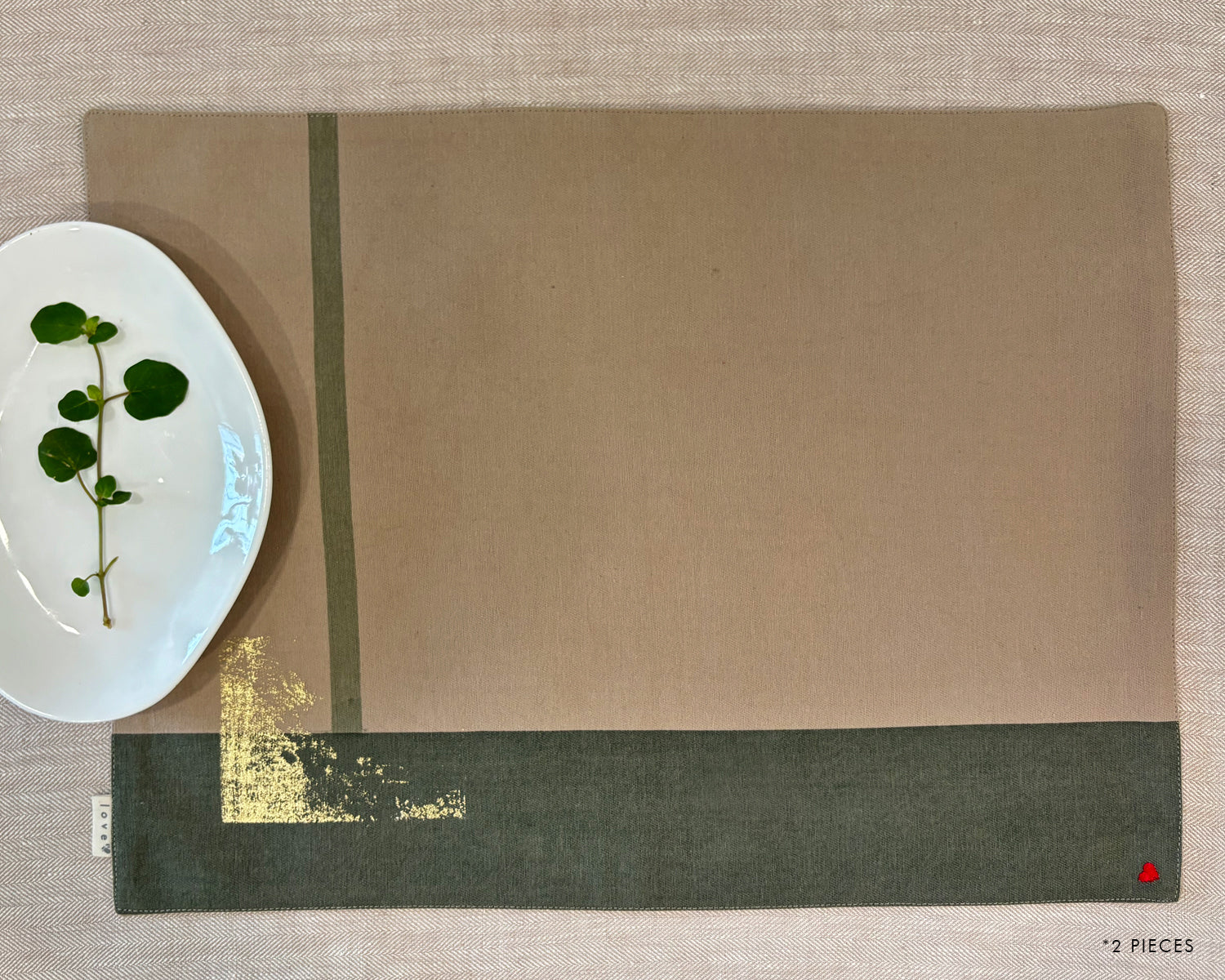 No Grey Area Table Mat Set of 4 - Sage