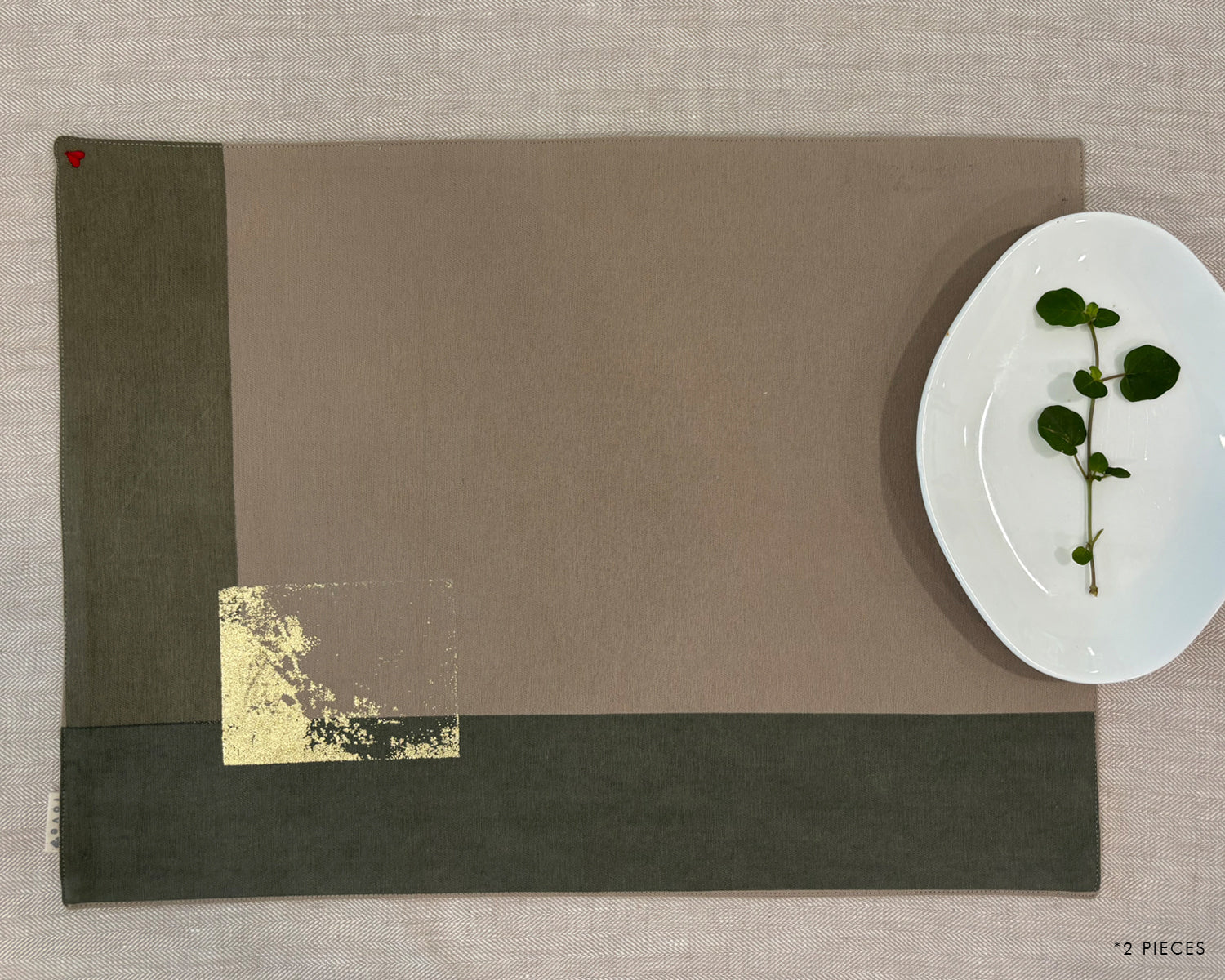 No Grey Area Table Mat Set of 4 - Sage