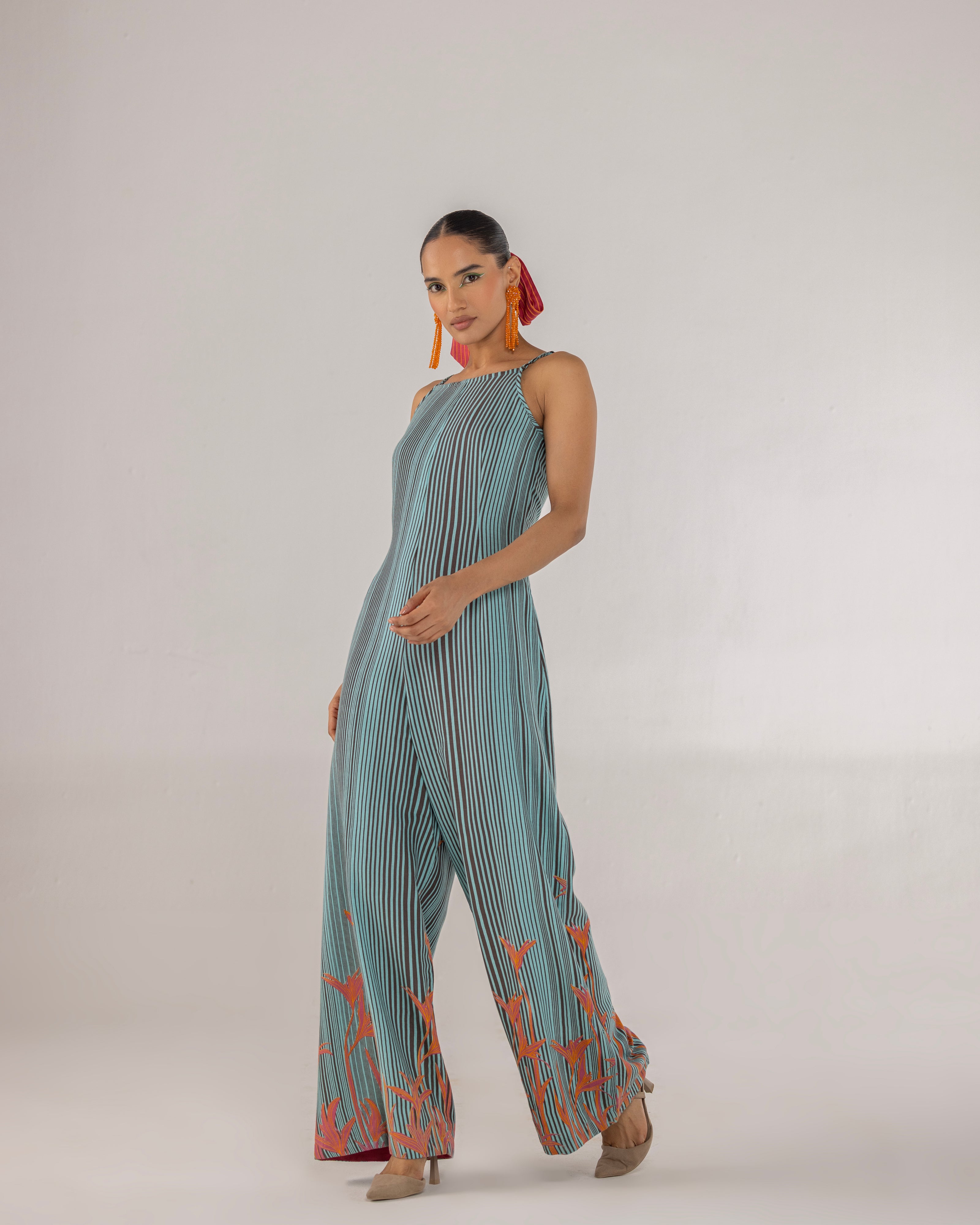 RETRO TWIST JUMPSUIT