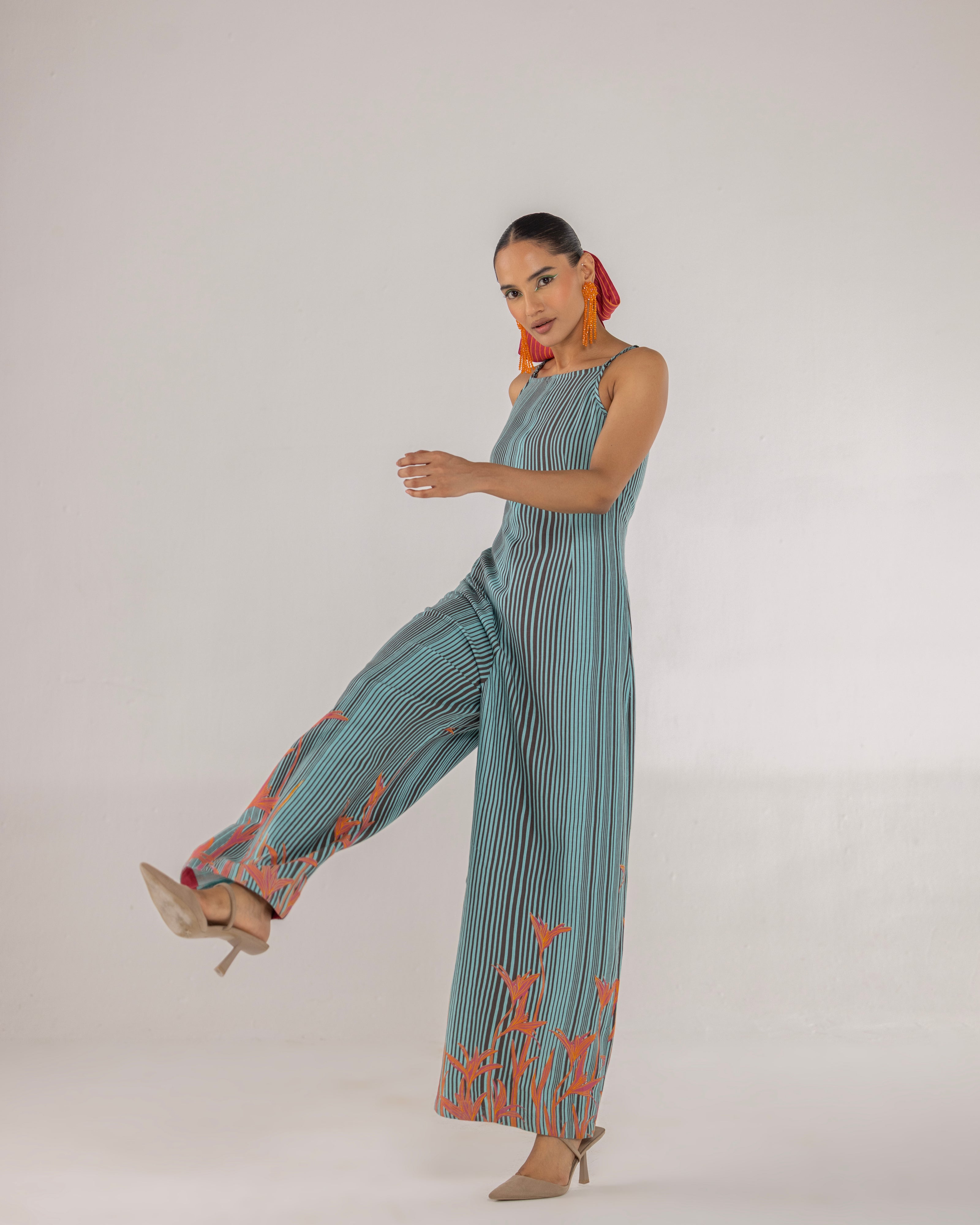 RETRO TWIST JUMPSUIT