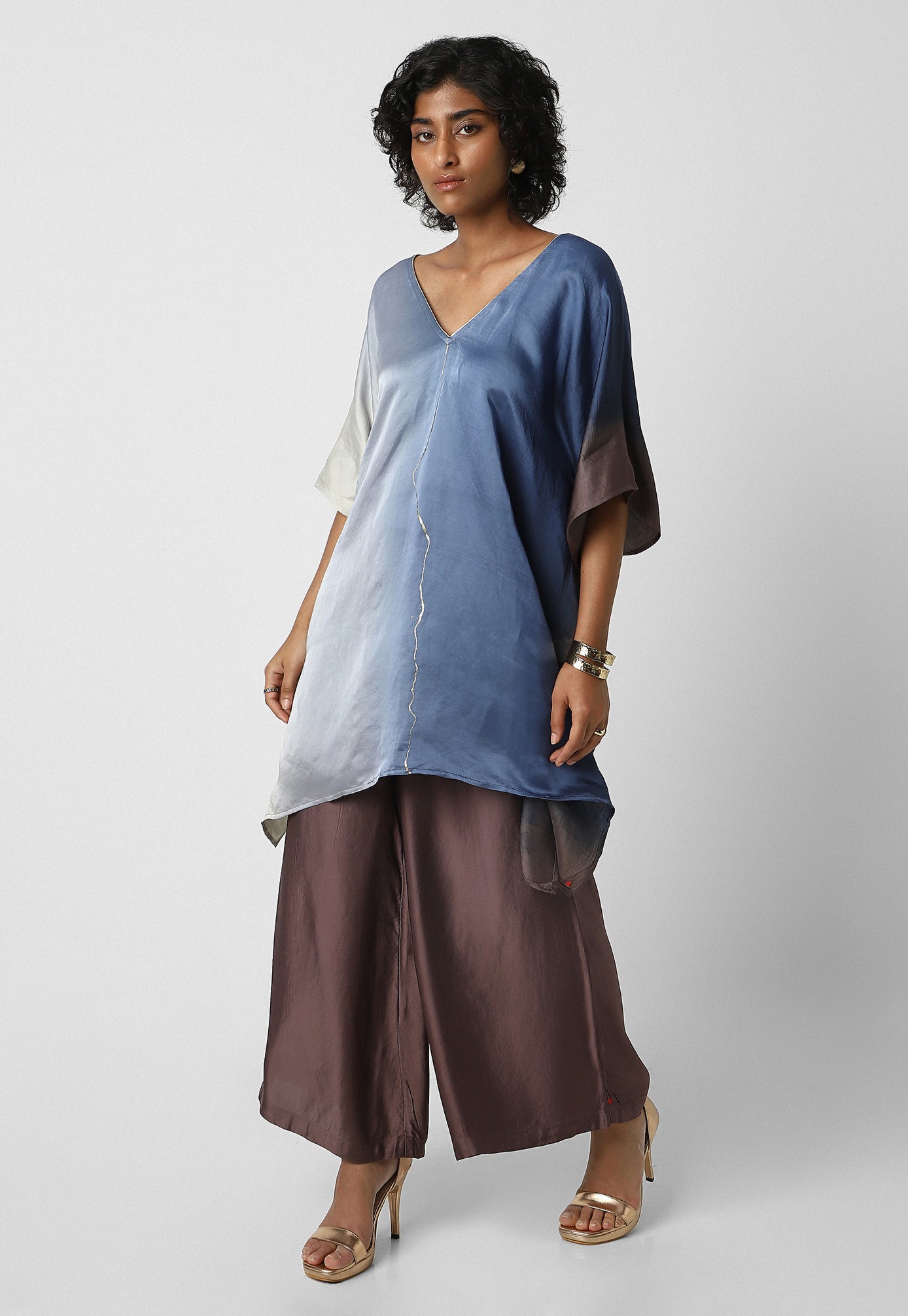 Shaded Gold Lightning Square Co-ord