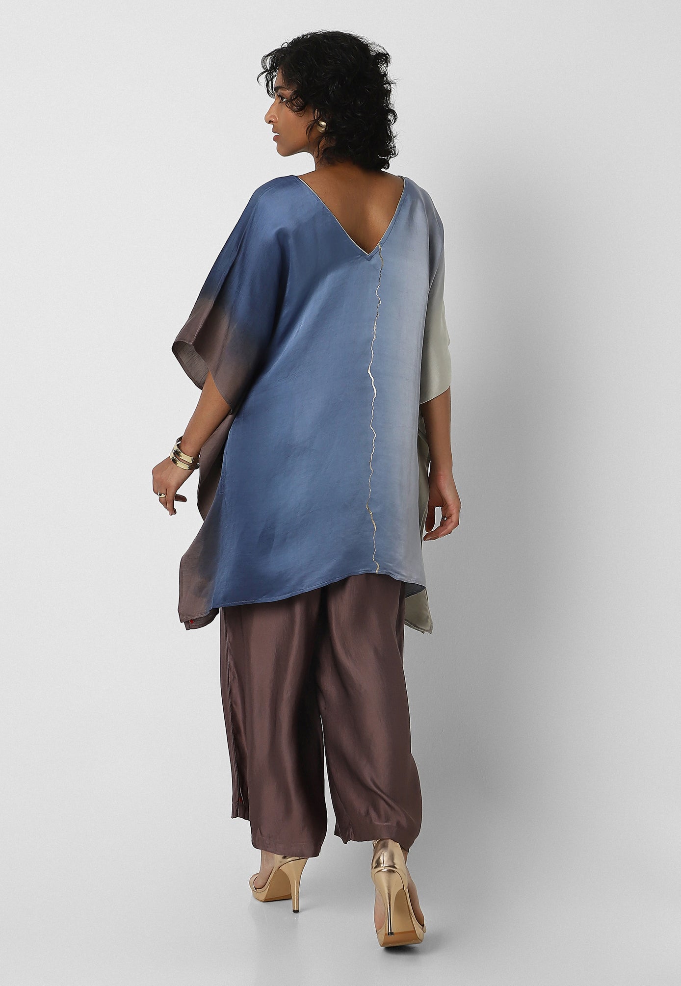 Shaded Gold Lightning Square Co-ord