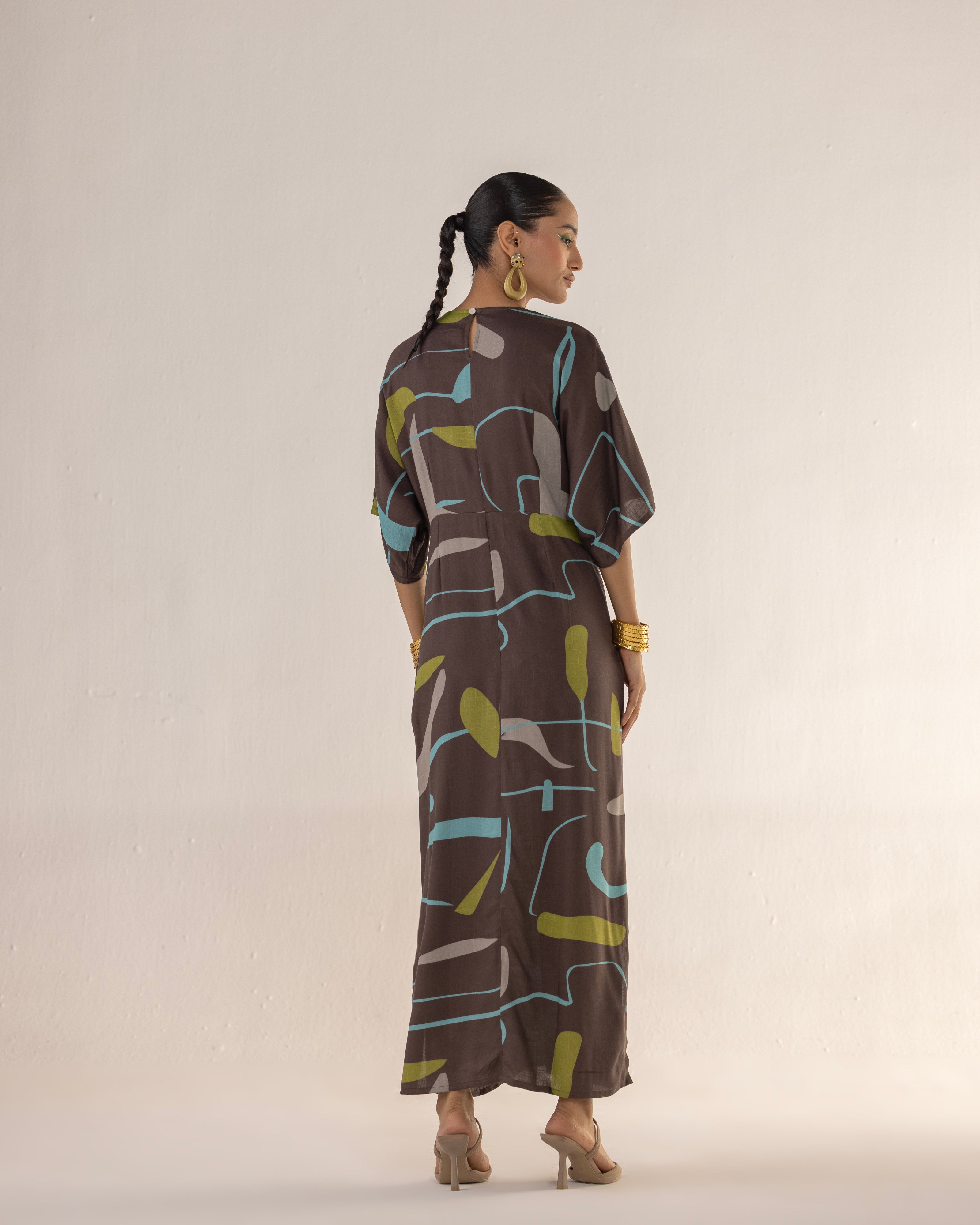 SAND DUNES CINCH DRESS