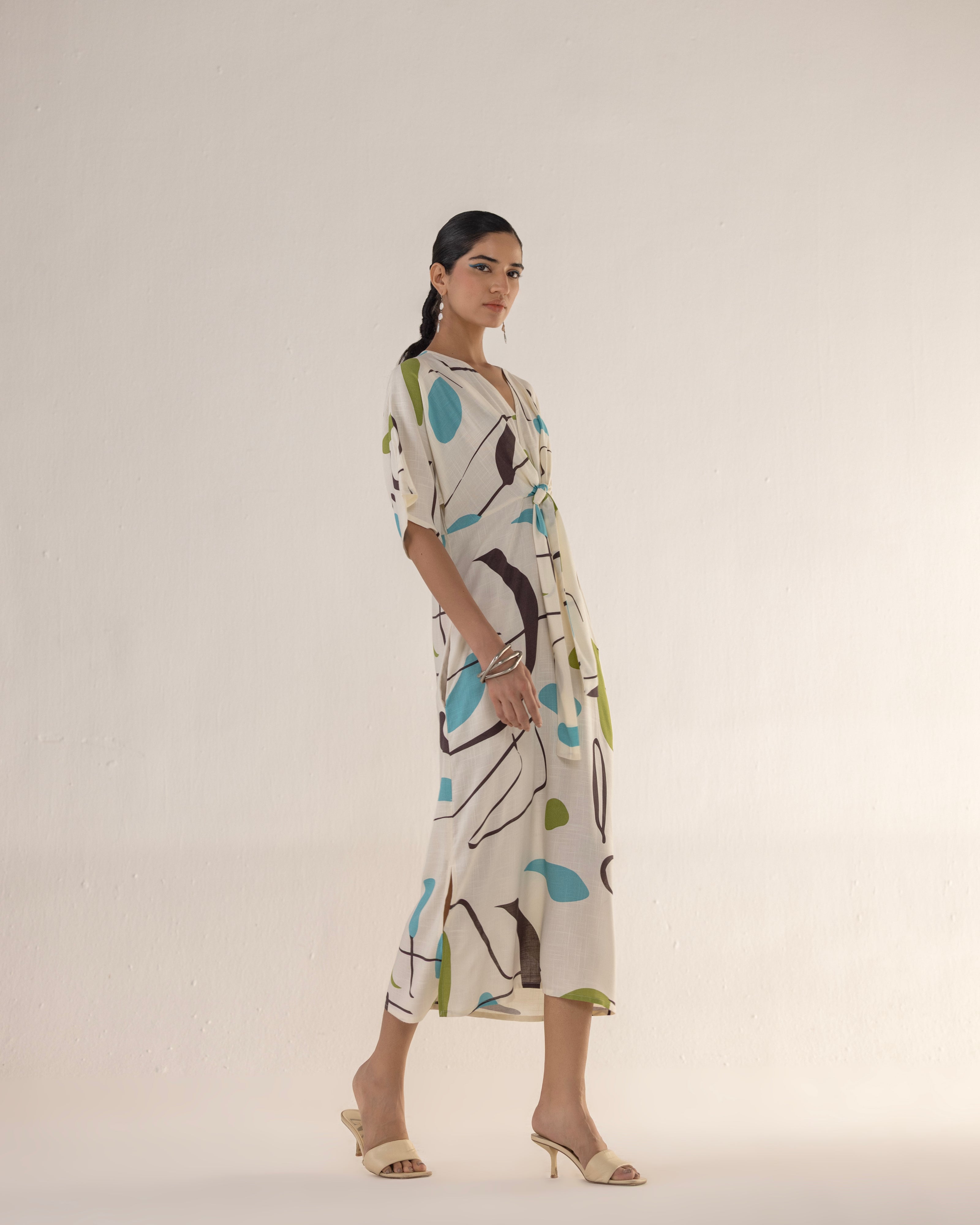 SAND DUNES CINCH DRESS