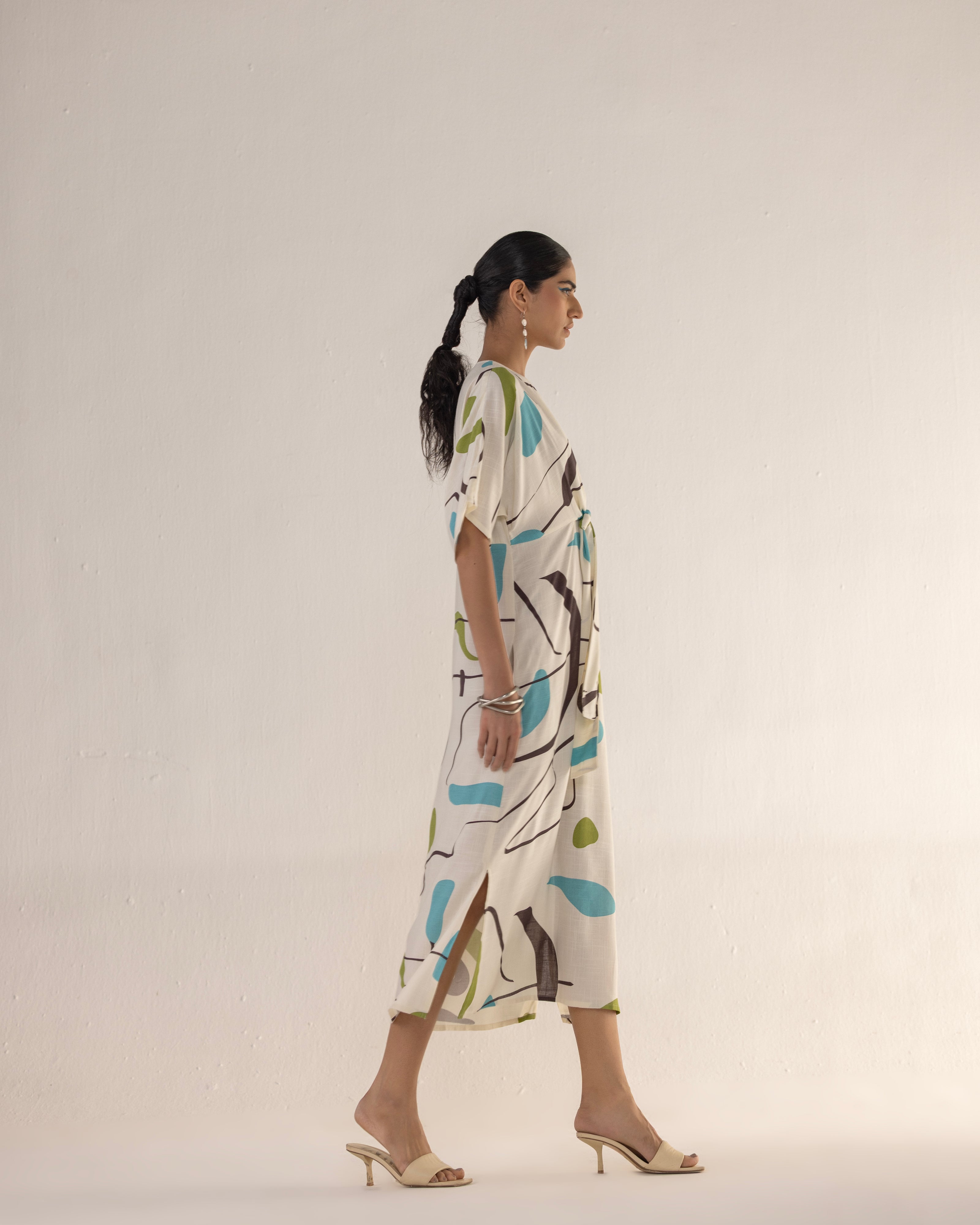 SAND DUNES CINCH DRESS