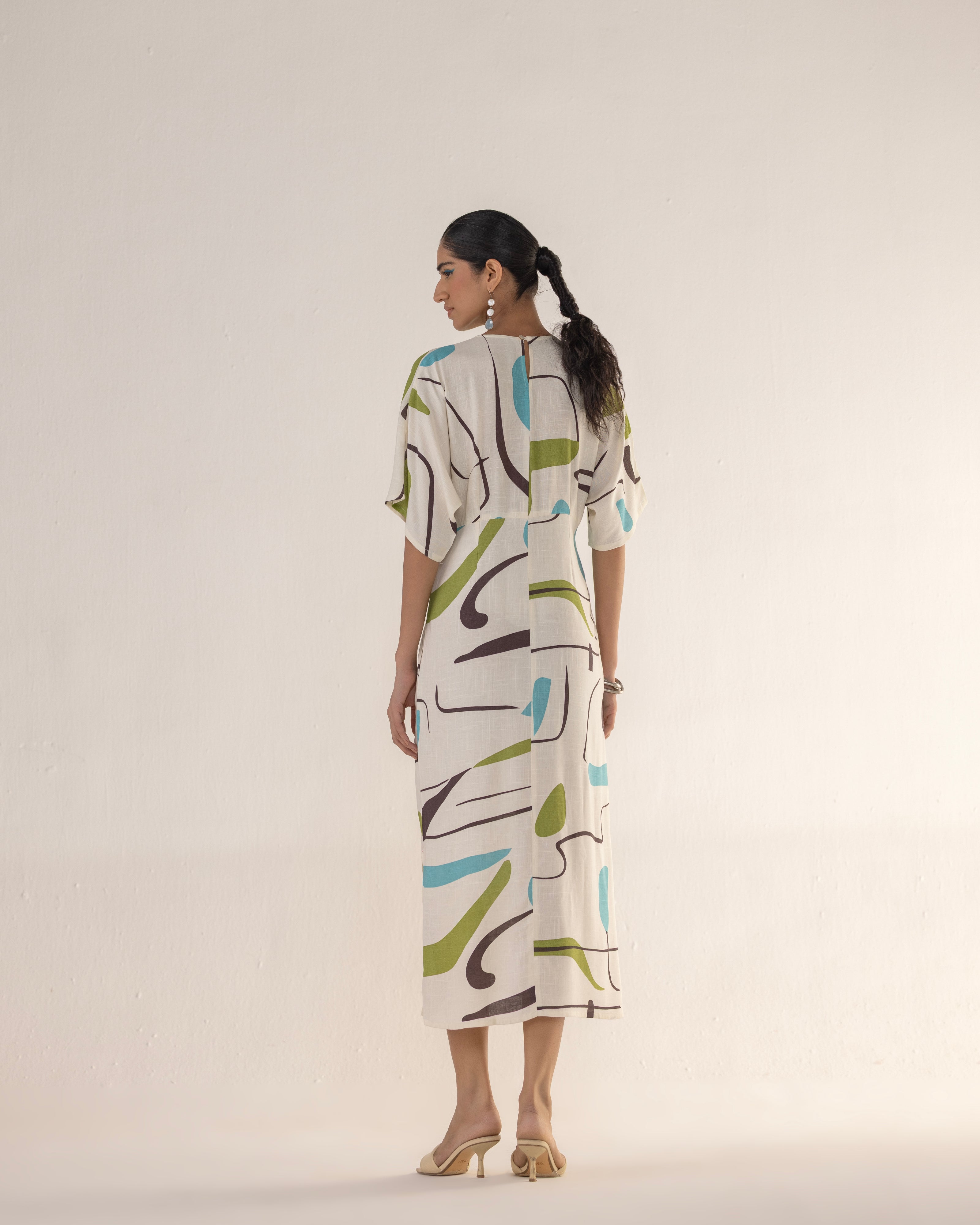 SAND DUNES CINCH DRESS