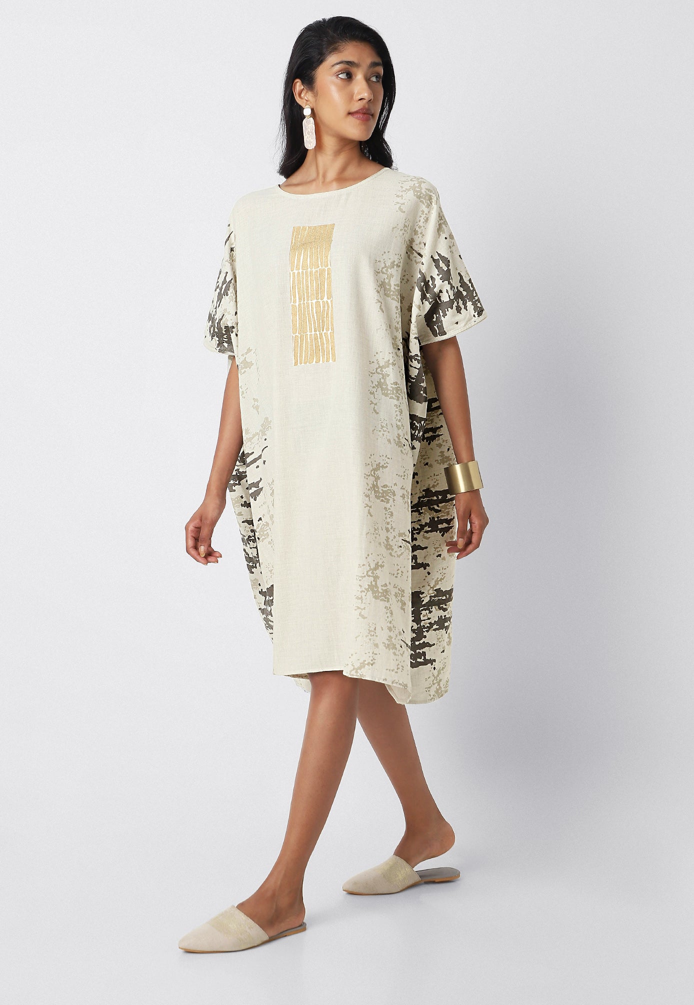 Stone wall Splash Square Dress