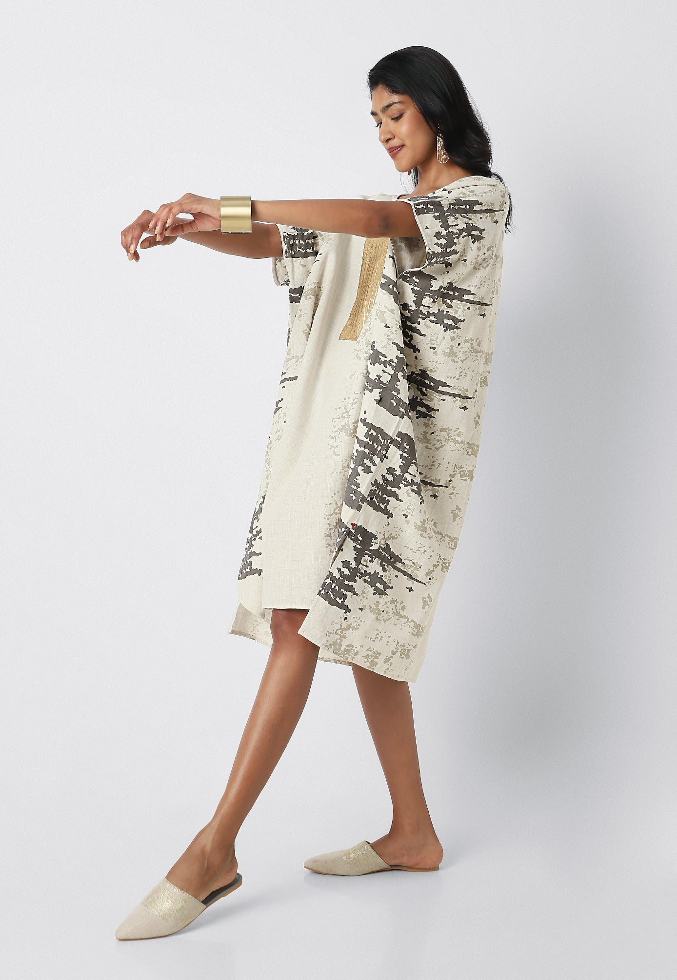 Stone wall Splash Square Dress
