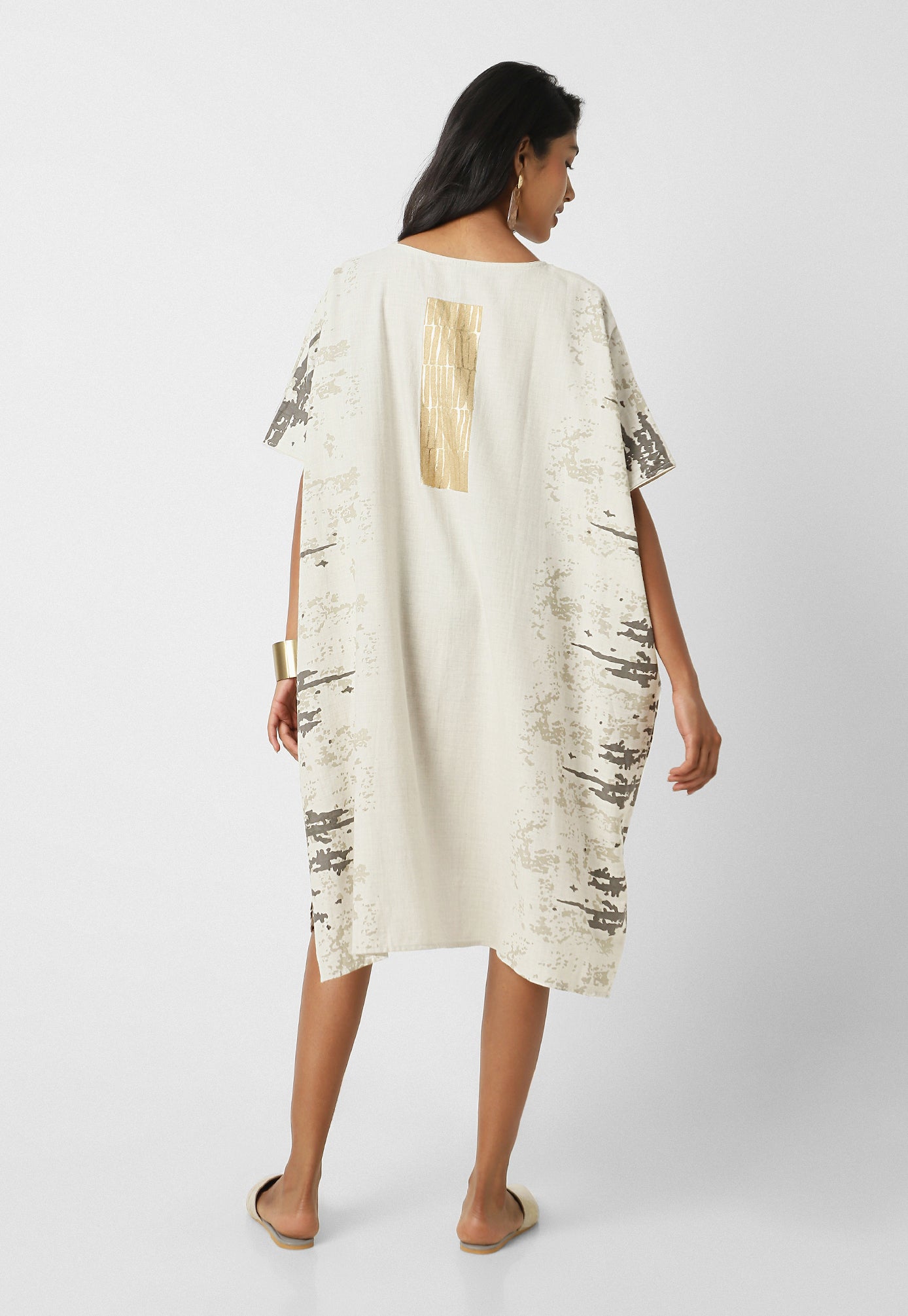 Stone wall Splash Square Dress