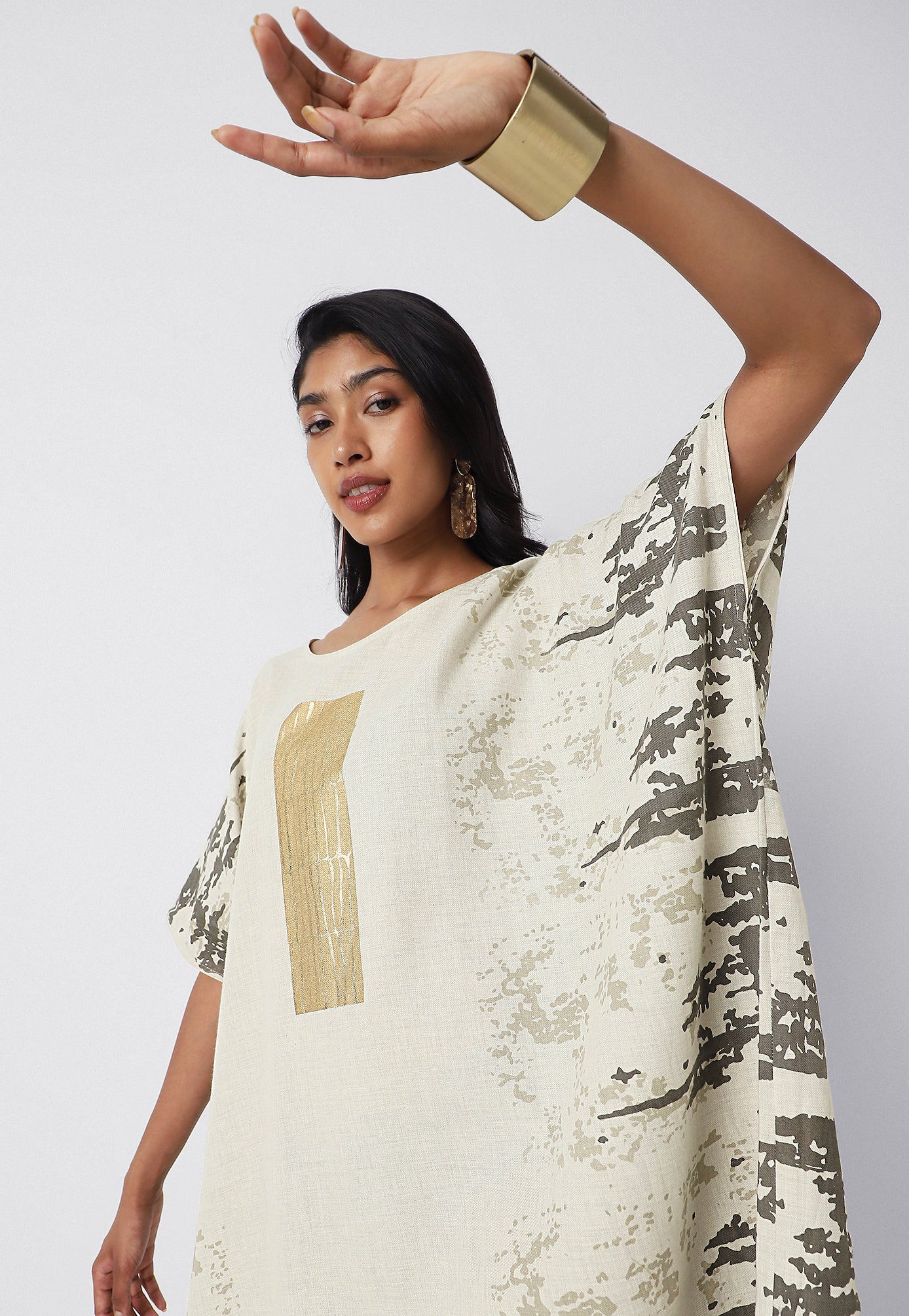 Stone wall Splash Square Dress