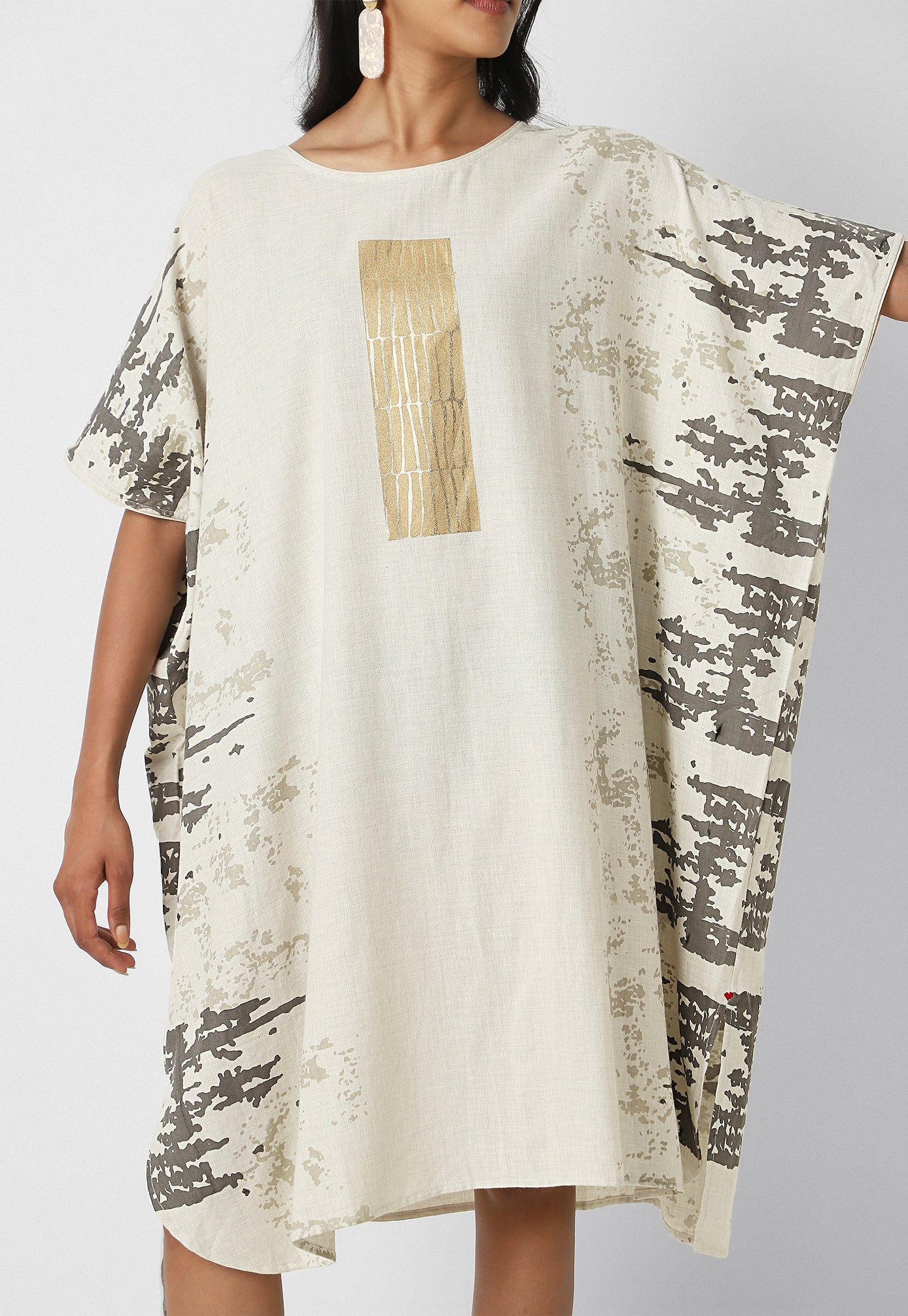 Stone wall Splash Square Dress