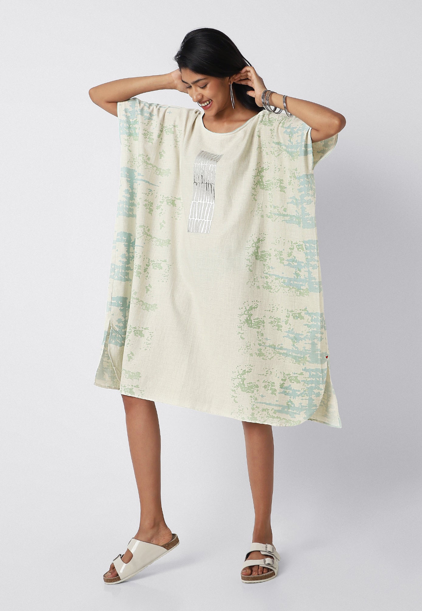 Stone wall Splash Square Dress