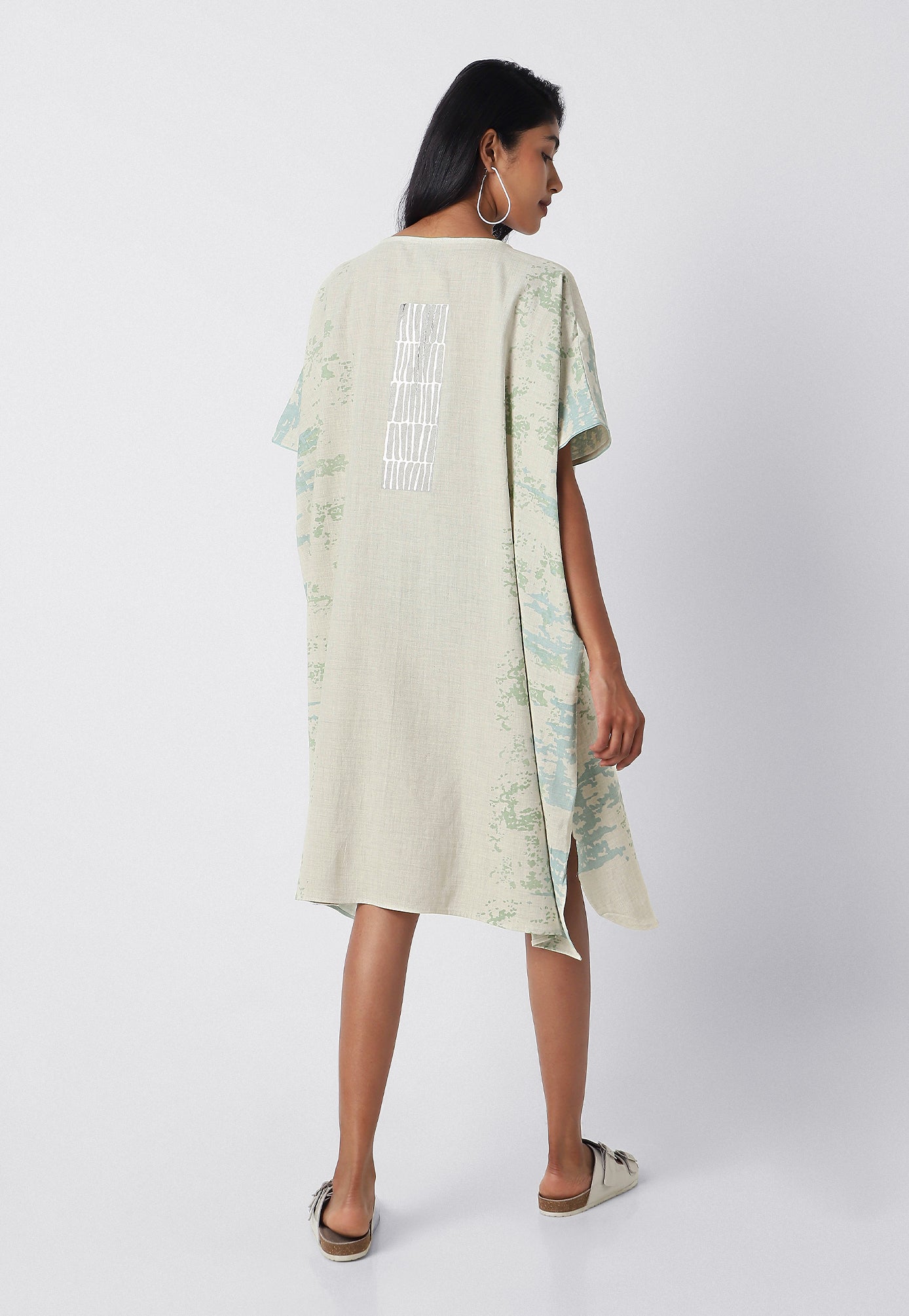 Stone wall Splash Square Dress