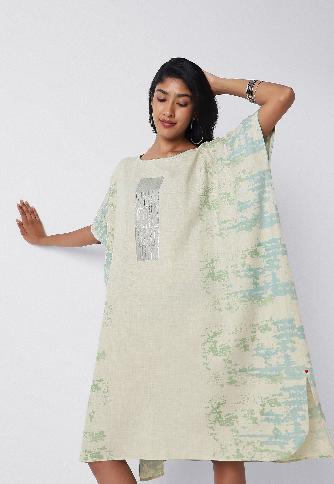 Stone wall Splash Square Dress