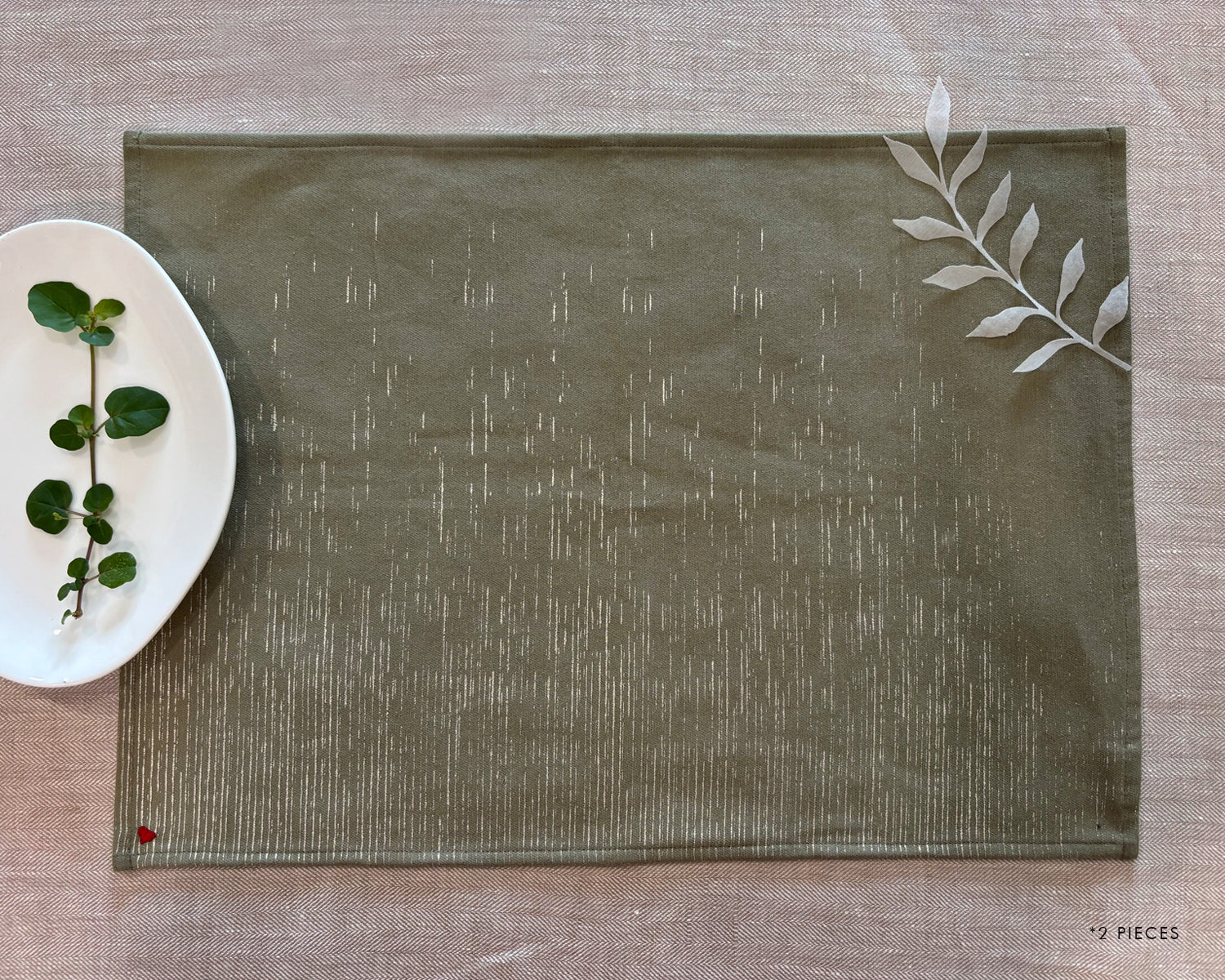 Varq Table Mat Set of 4 - Sage