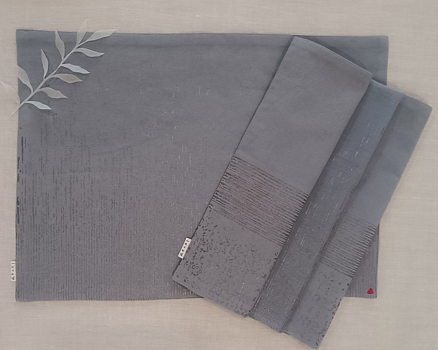 Varq Table Mat Set of 4 - Shadow Blue