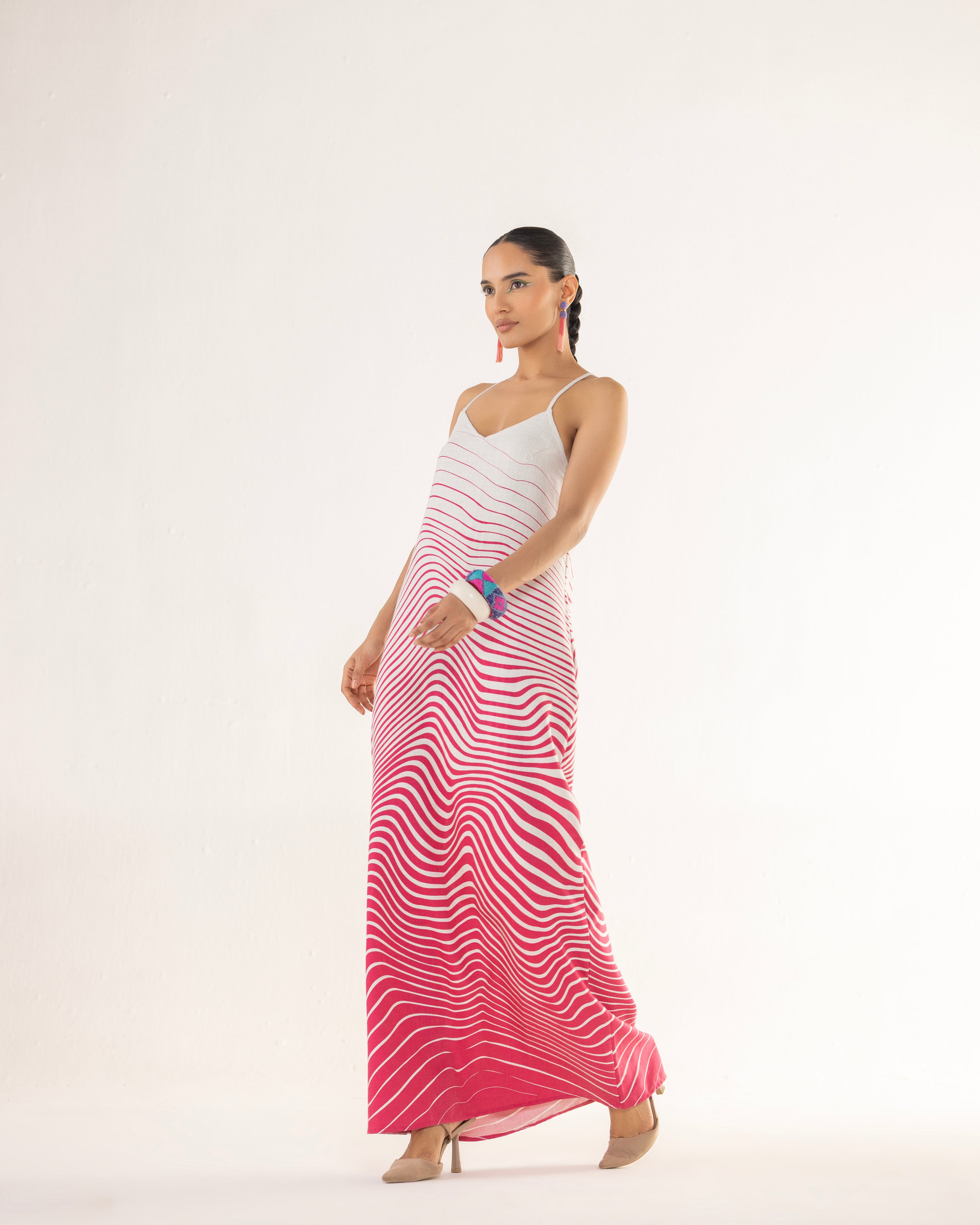 ZEBRA STRAP BACK DRESS