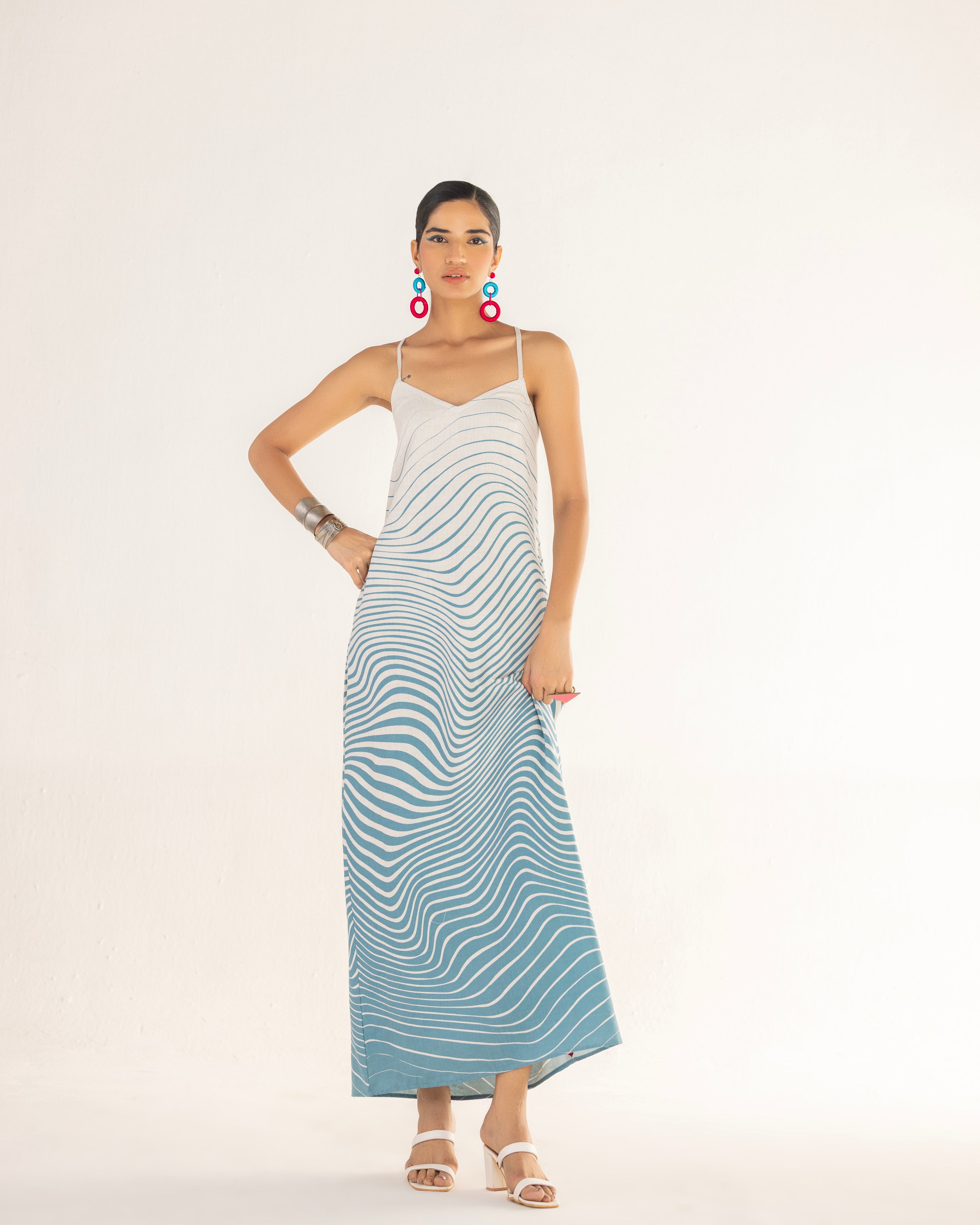 ZEBRA STRAP BACK DRESS