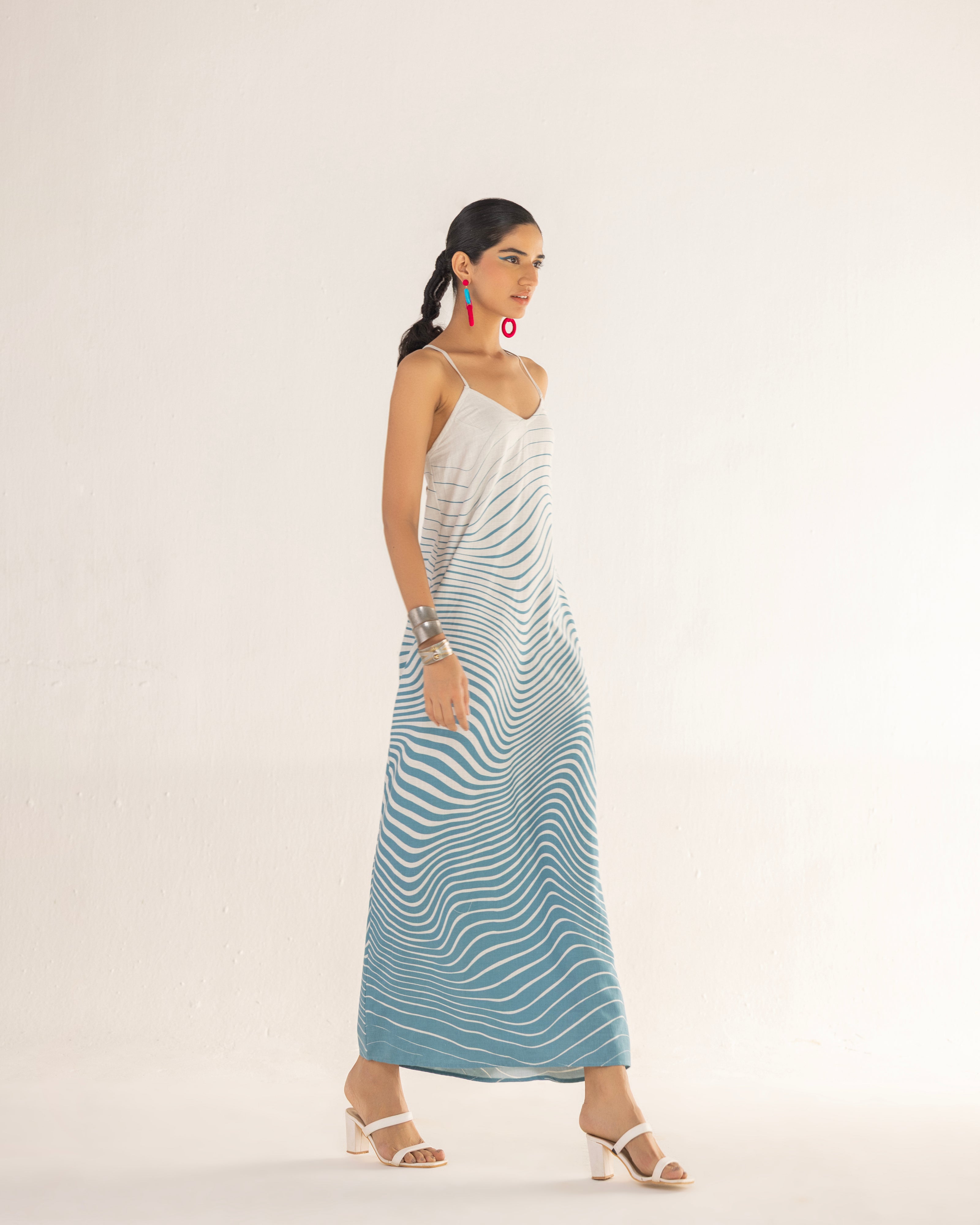 ZEBRA STRAP BACK DRESS
