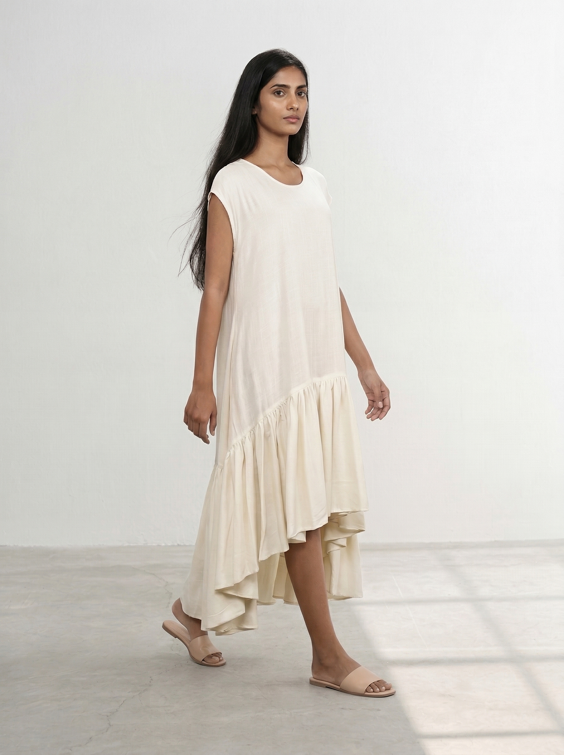 Feather flare Dress