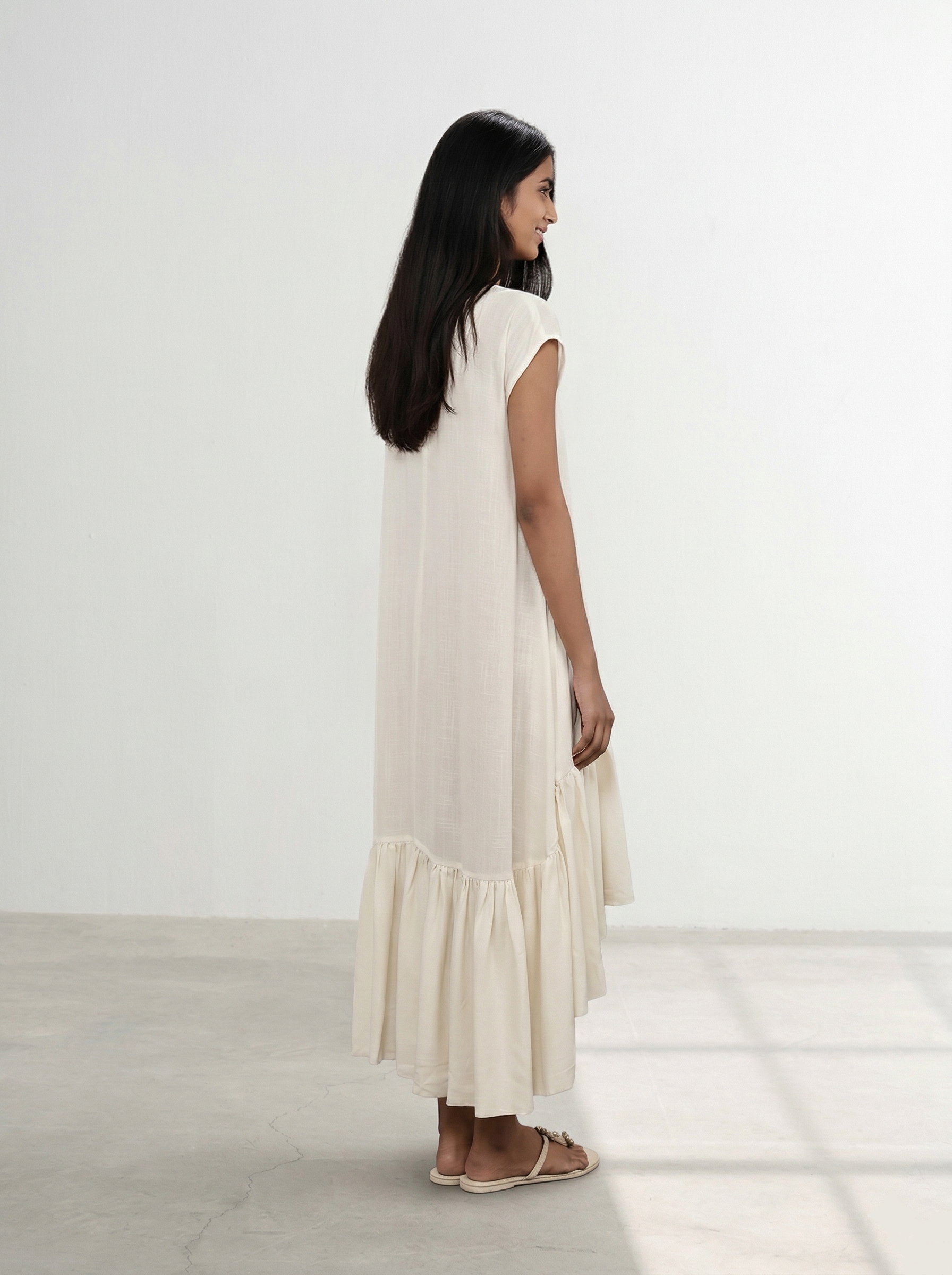 Feather flare Dress