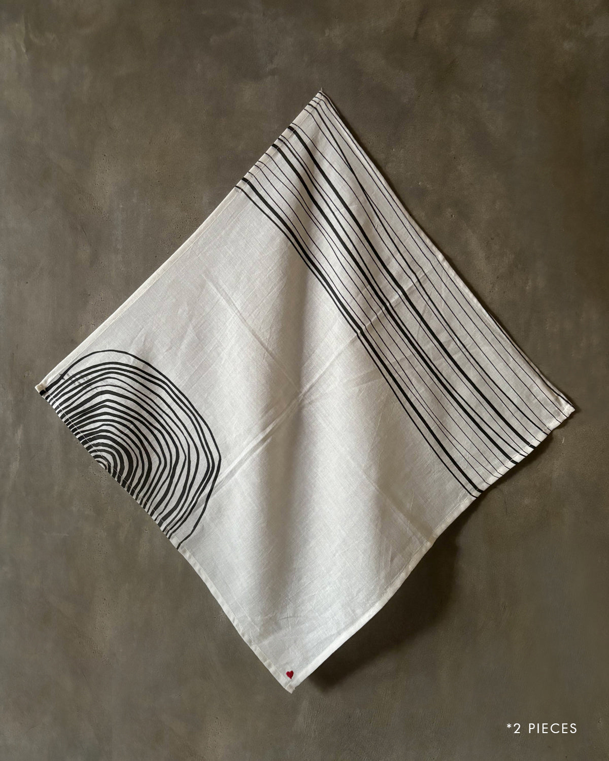 Forest Land Napkins Set of 4 - Off White