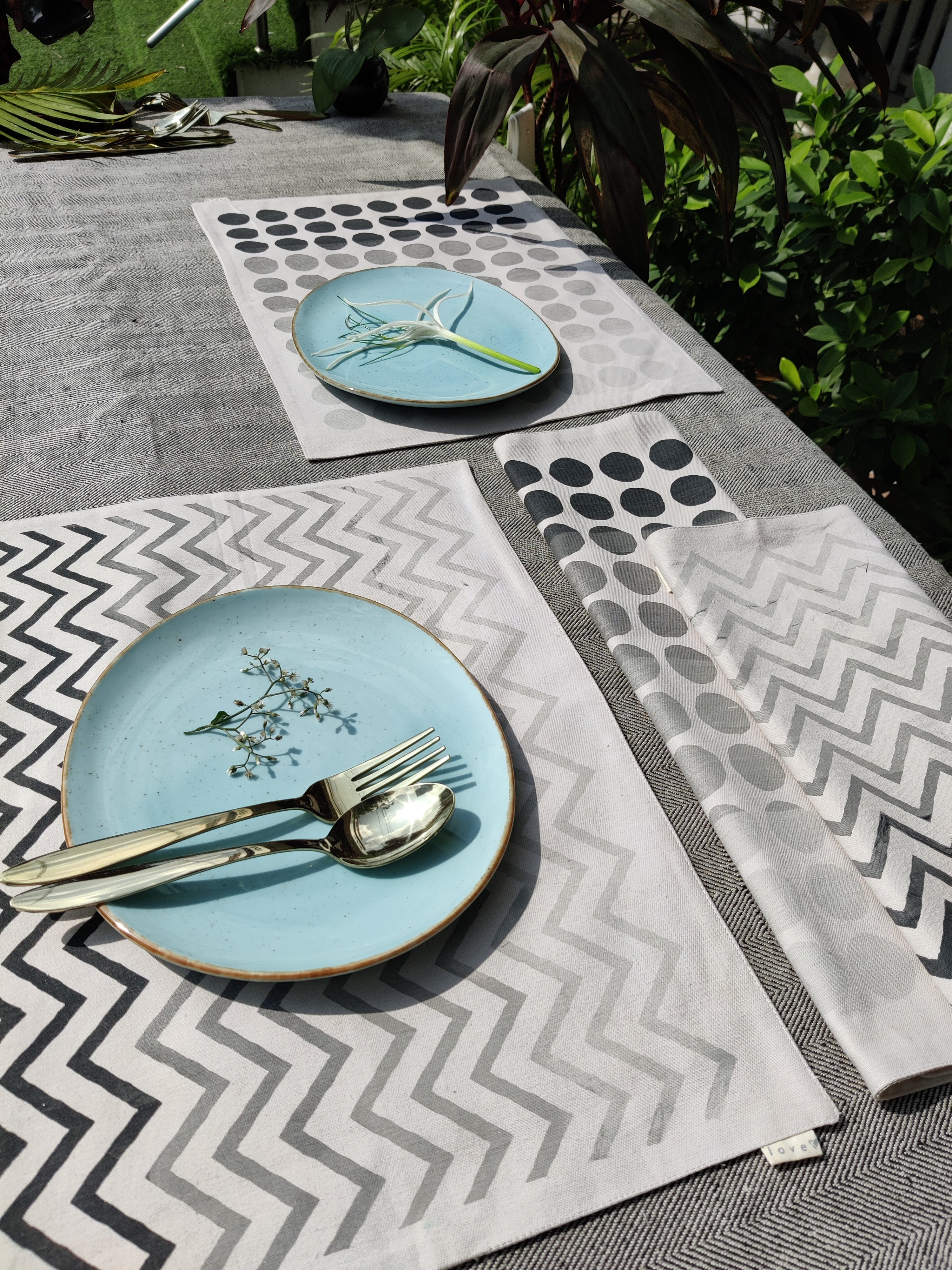 Polka Lines Table Mats