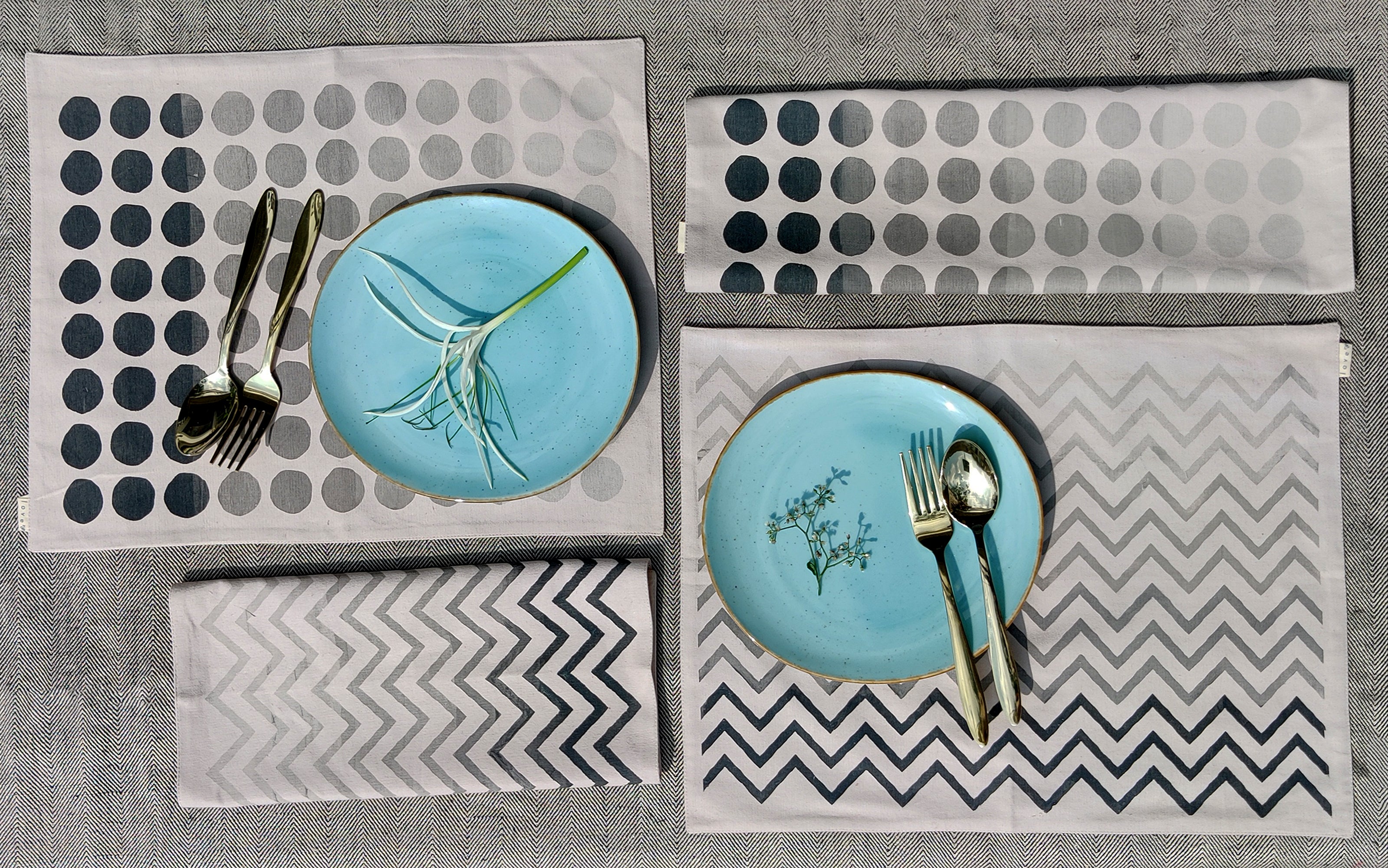 Polka Lines Table Mats